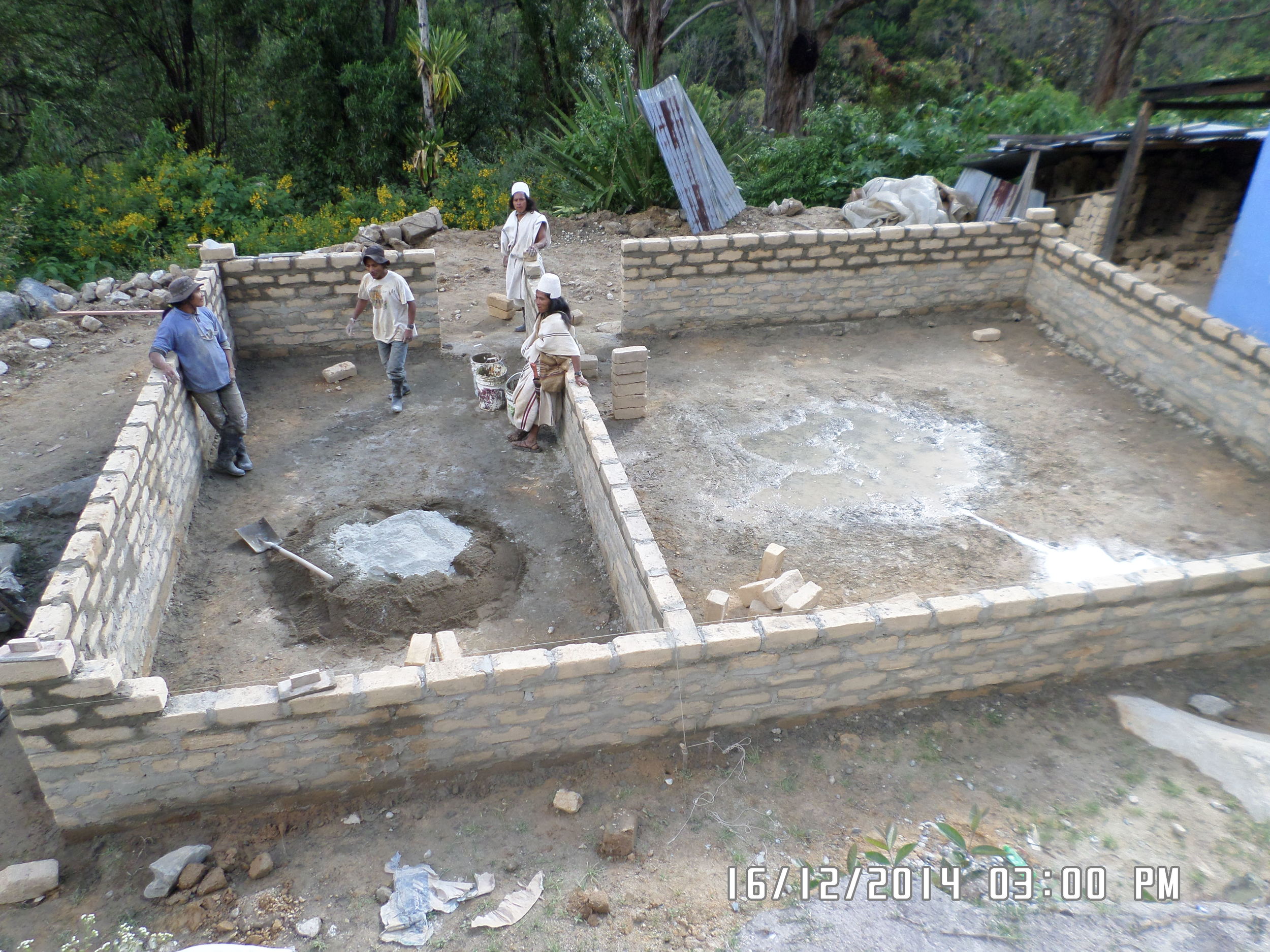 The construction has started!