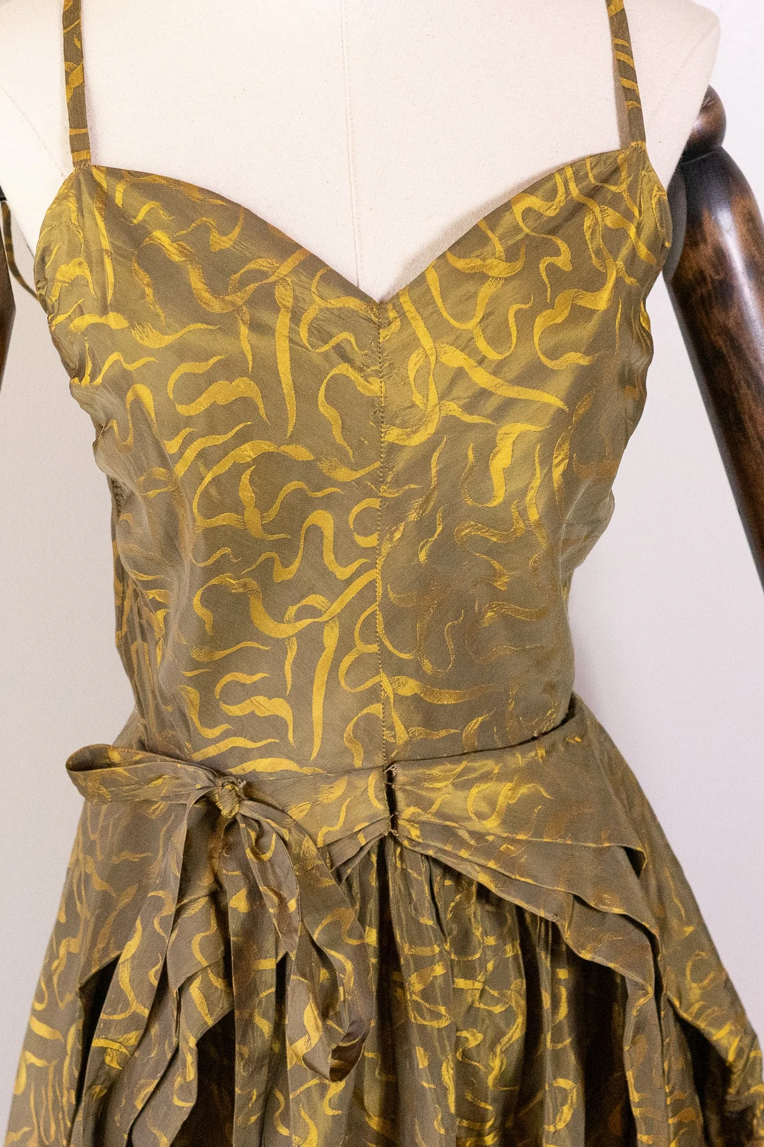sachin and babi light blue dress Vintage Gold Sequins Lace A-Line Short Dresses main image 0