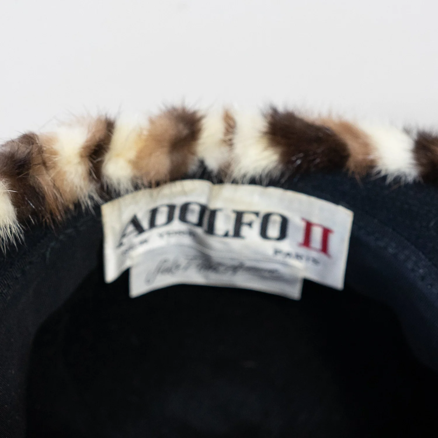 vintage 1960s Adolfo II fur hat — Inherited