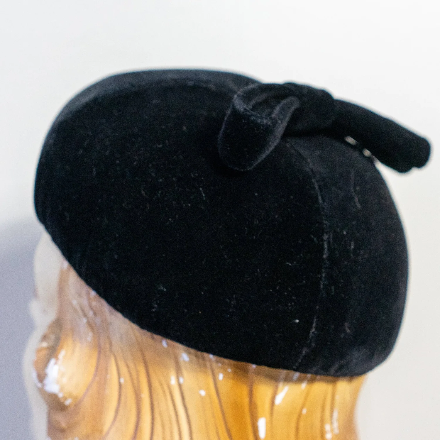 Vintage Saks Fifth Ave Black Wool Hat Saks Fifth Avenue Black 100% Wool Formal Hat - Etsy main image 4