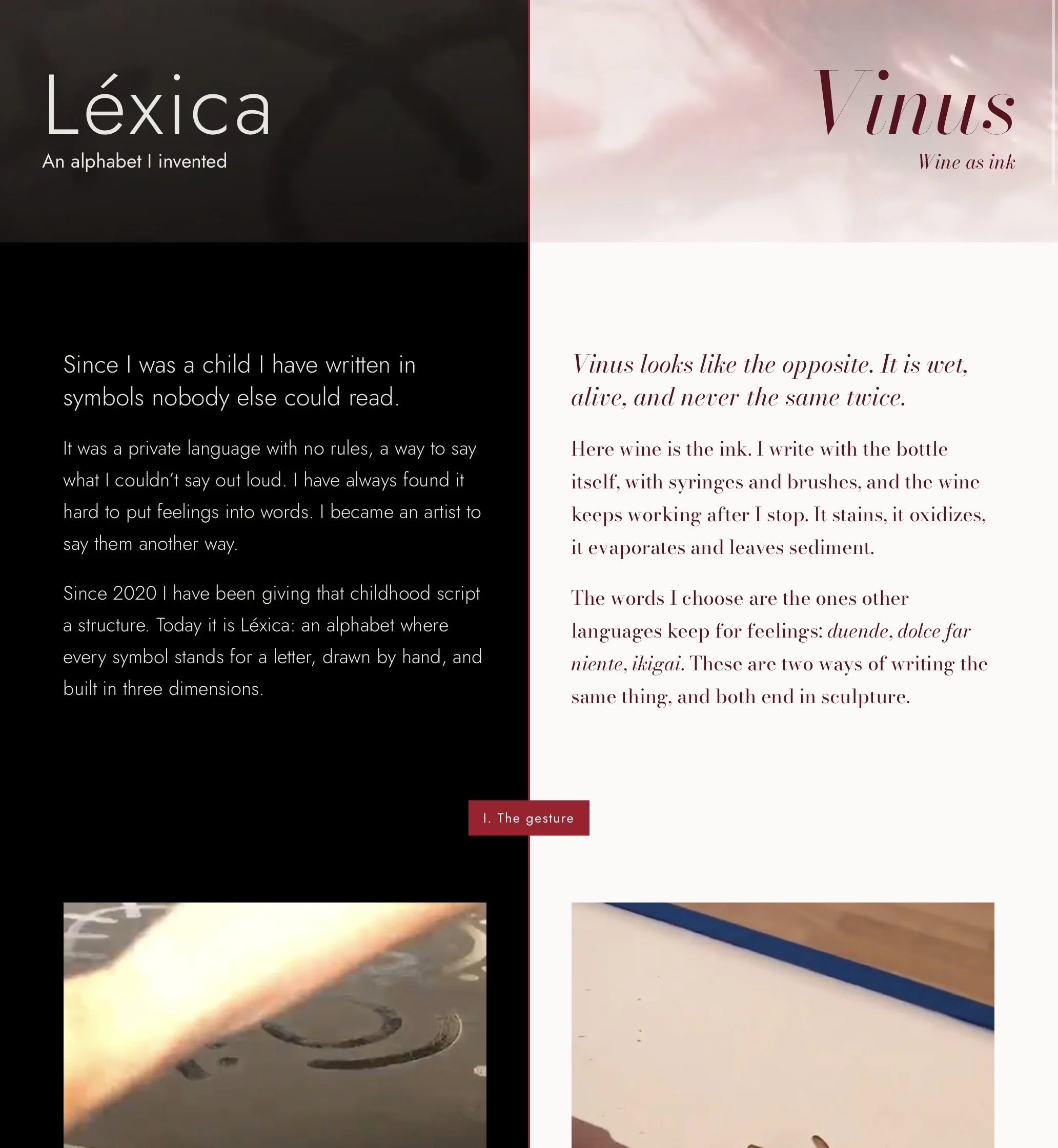 Two Scripts: Léxica &amp; Vinus