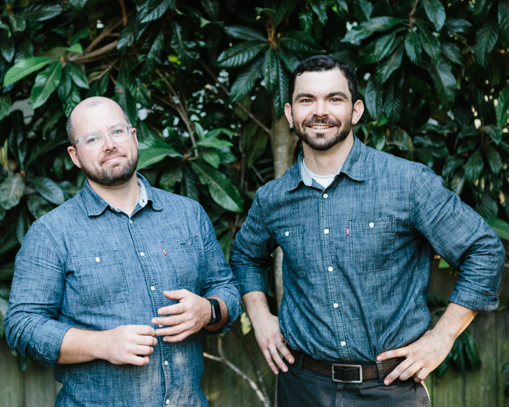 Kevin Folan (right) and Ryan Harris of The Proper Sandwich