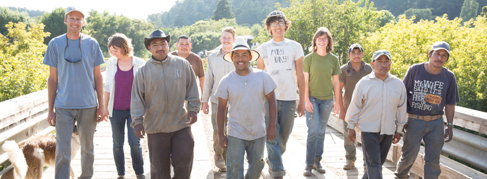 Blue House Farm crew