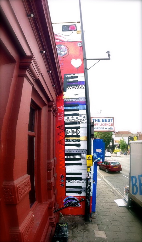 The Love Inn mural