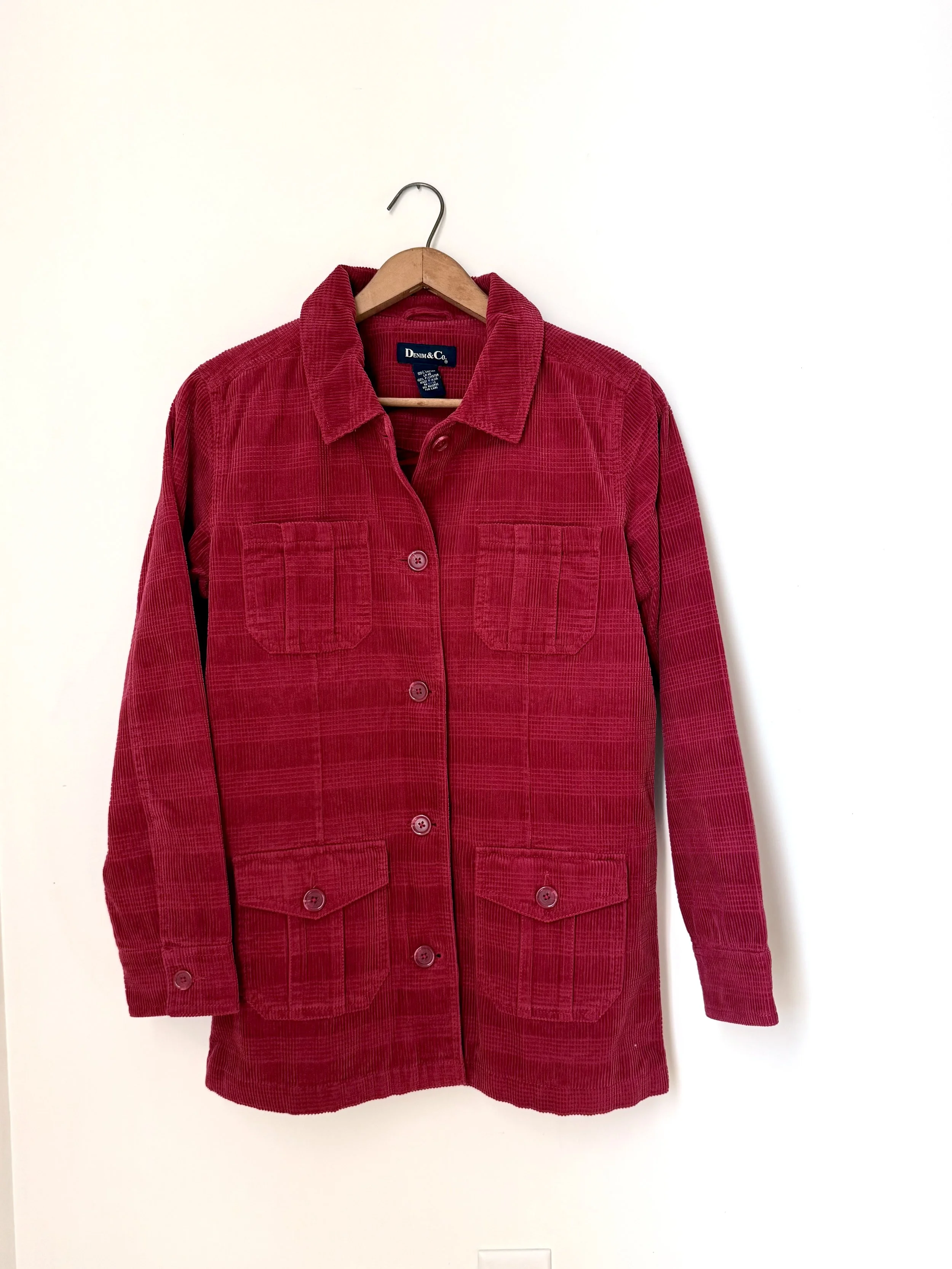 Red Corduroy Jacket