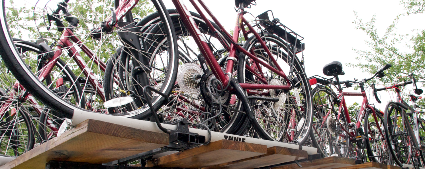 Bikes on the roof