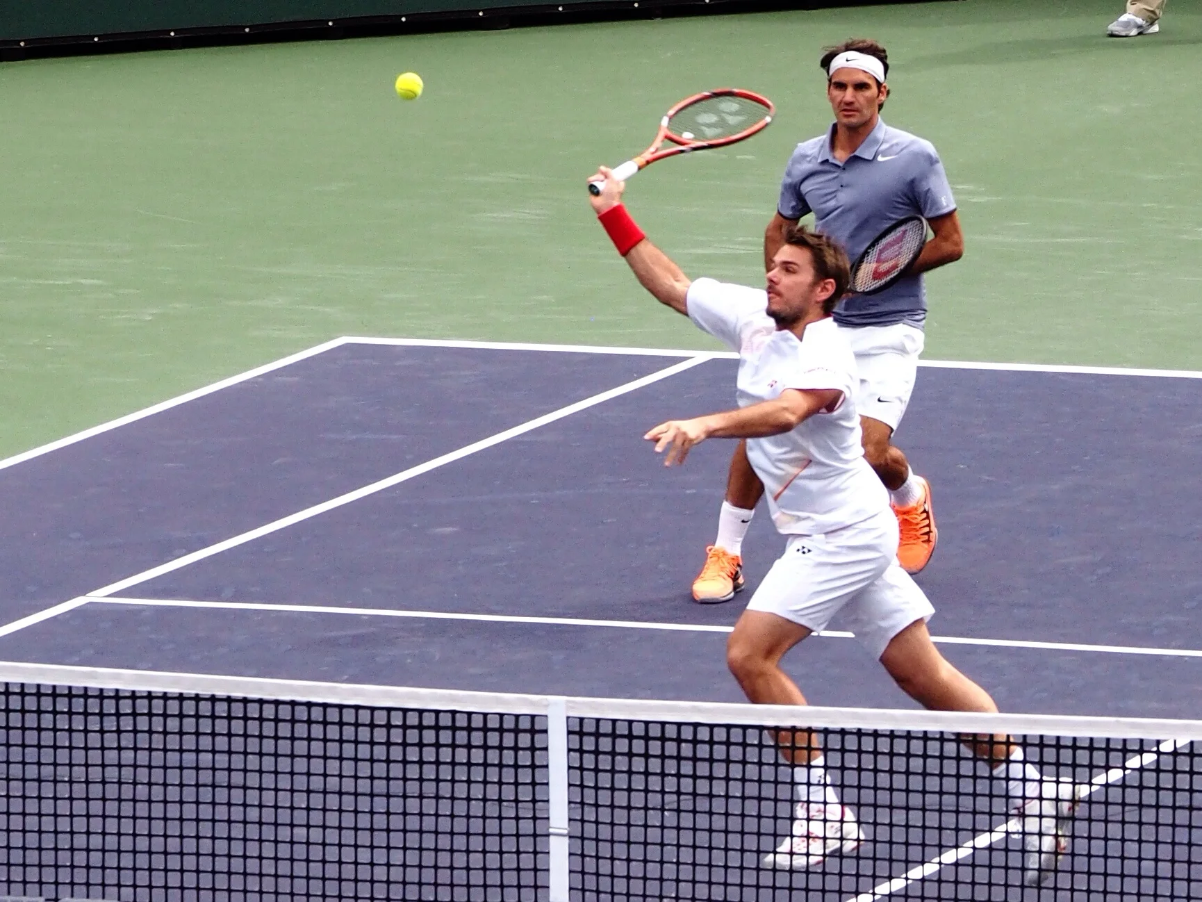 Roger and Stan won handily