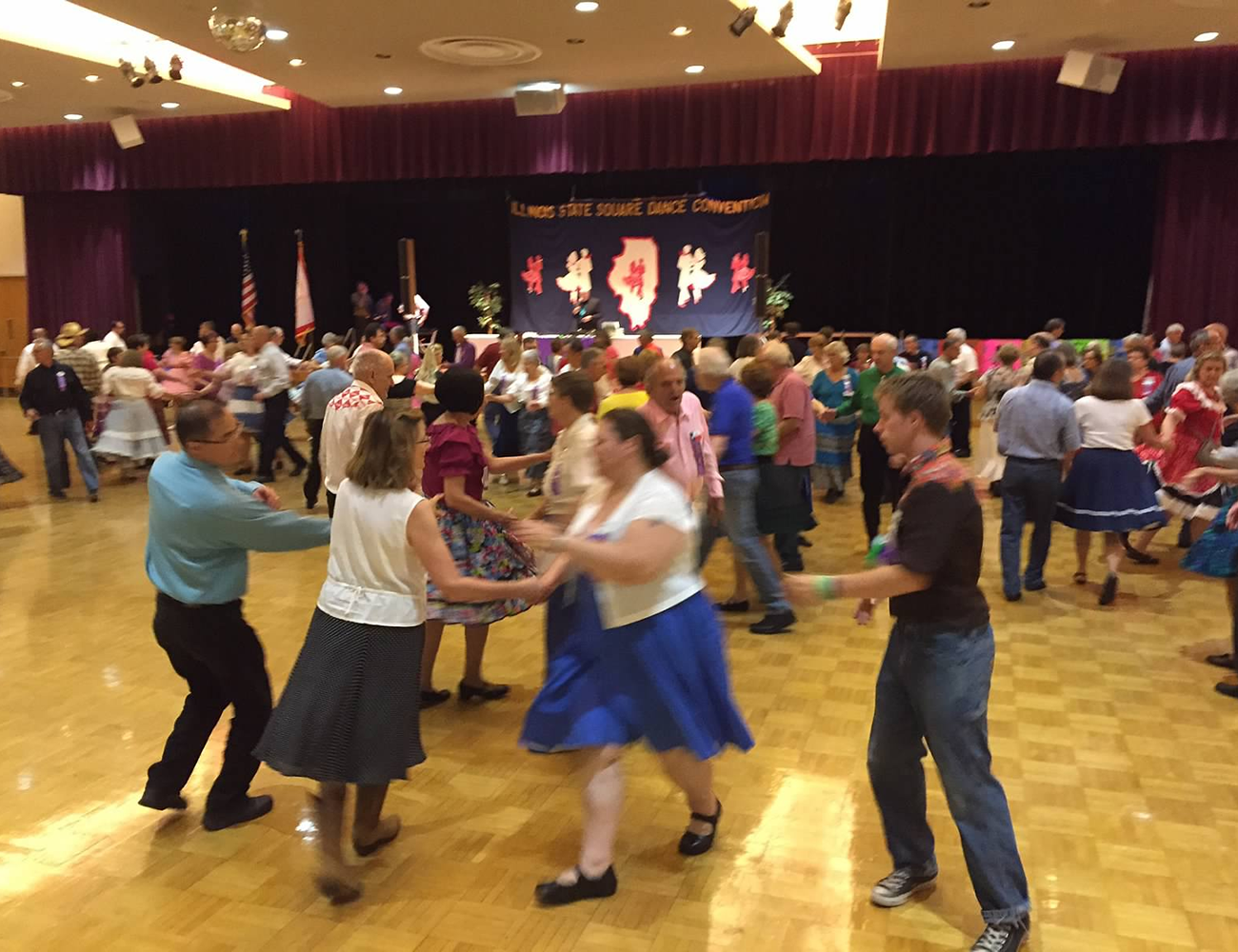 Some of our Club Members at Illinois State Square Dance Convention