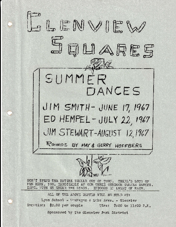 Flyer Summer Dances 1967