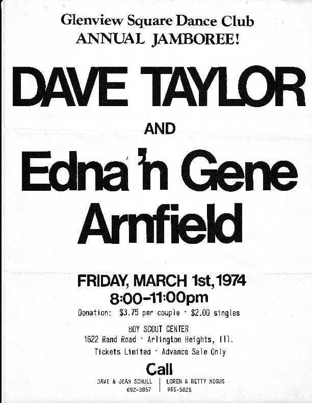 Flyer March 1974 Jamboree