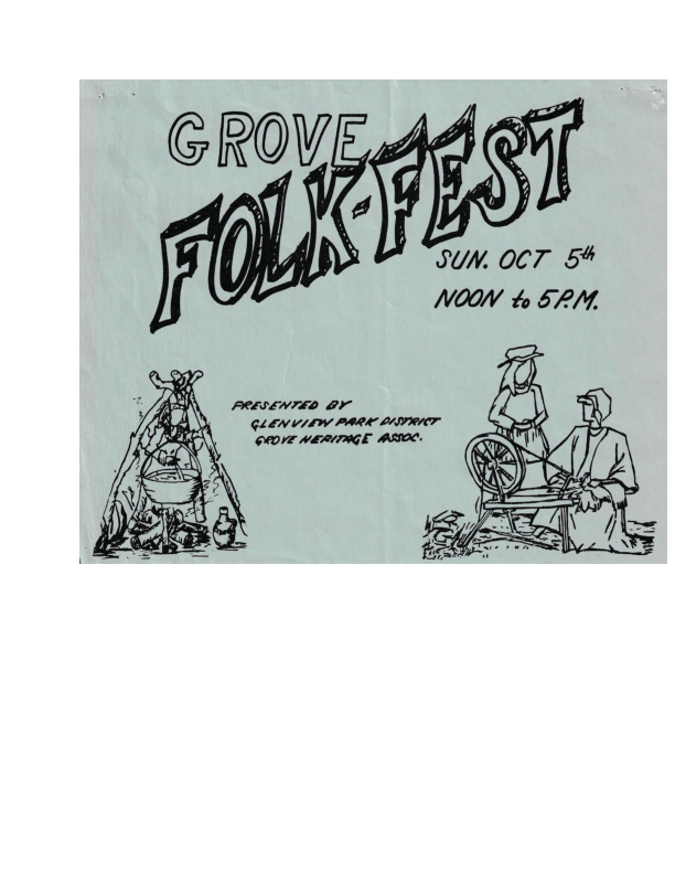 1st Grove Fest 1979 Program Page 1