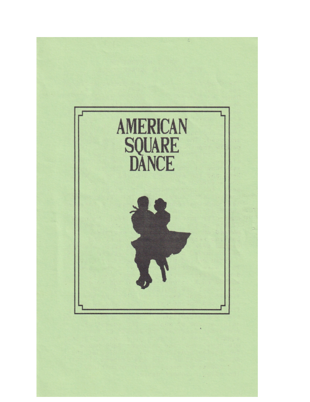 Square Dance Promotional Material 1985-86 Page 1