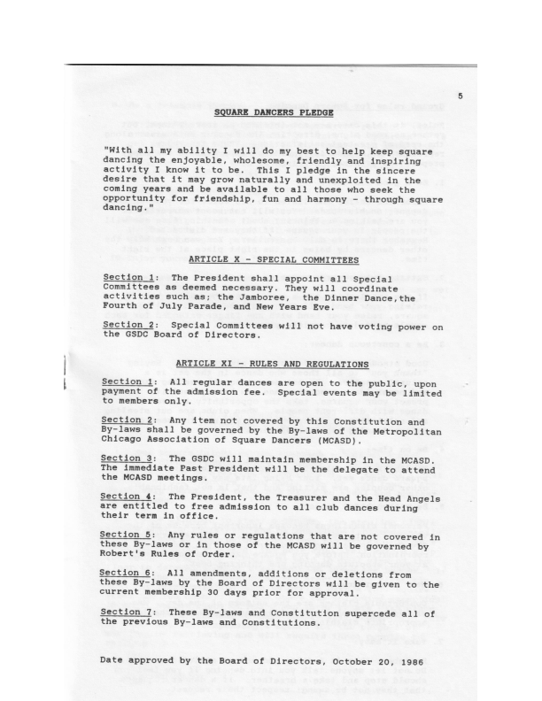 GVS Consitution &amp; By-Laws 1983 Page 5