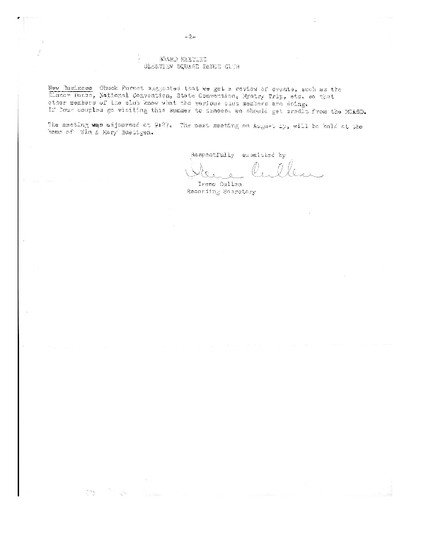 Board Meeting Minutes June 1988 Page 2