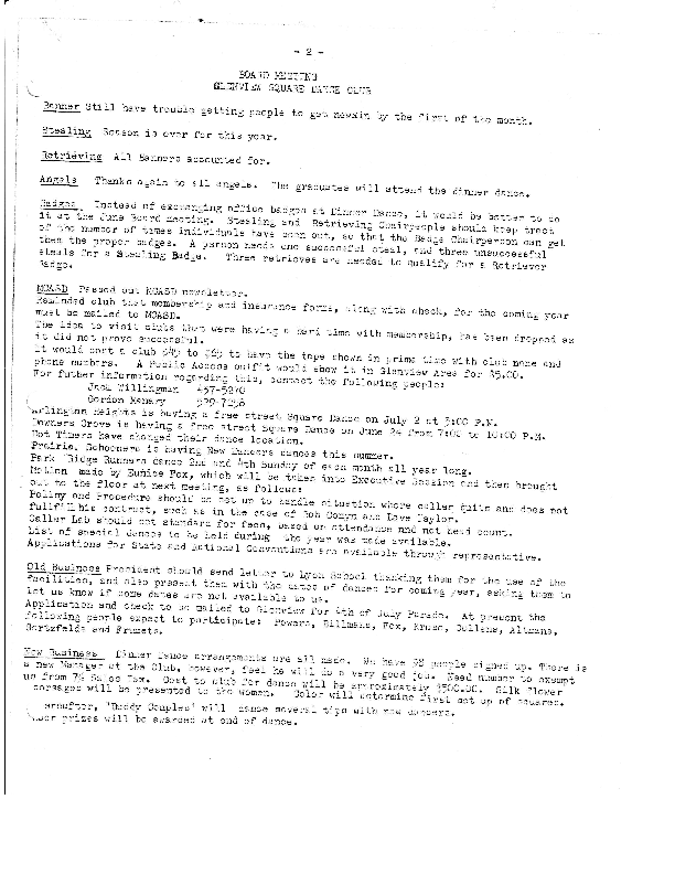 Board Meeting Minutes May 1989 Page 2
