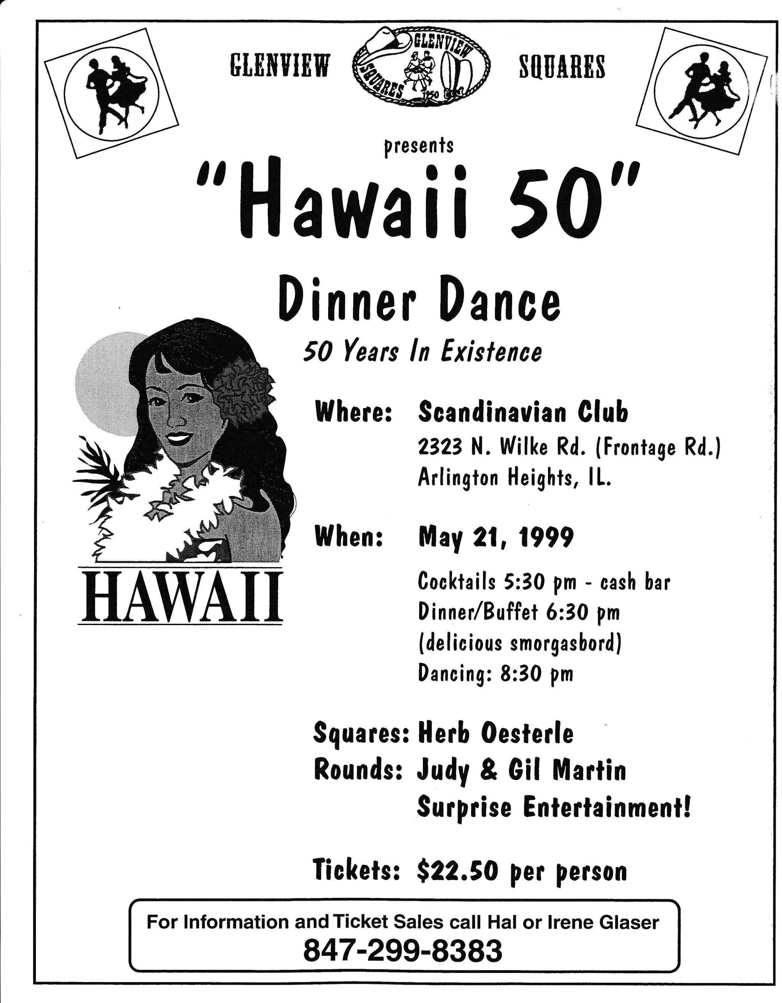 !999 Dinner Dance "Hawaii 50"