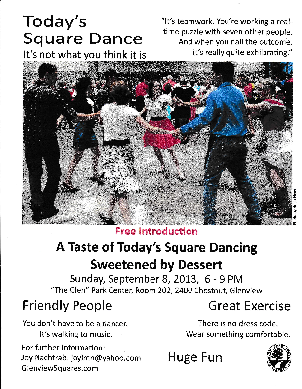 Flyer - Taste of Today's Square Dancing 2013