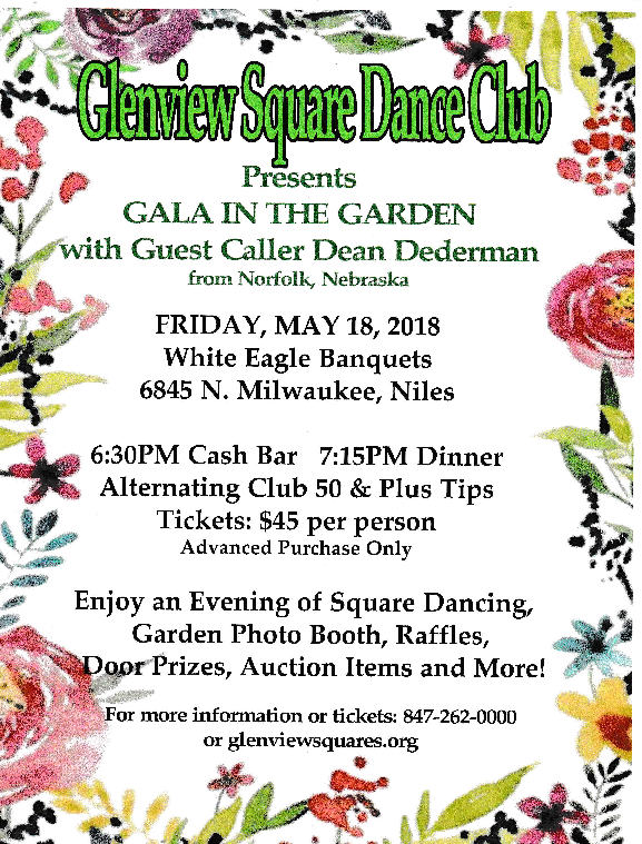 Gala in the Garden DInner Dance Flyer 2018