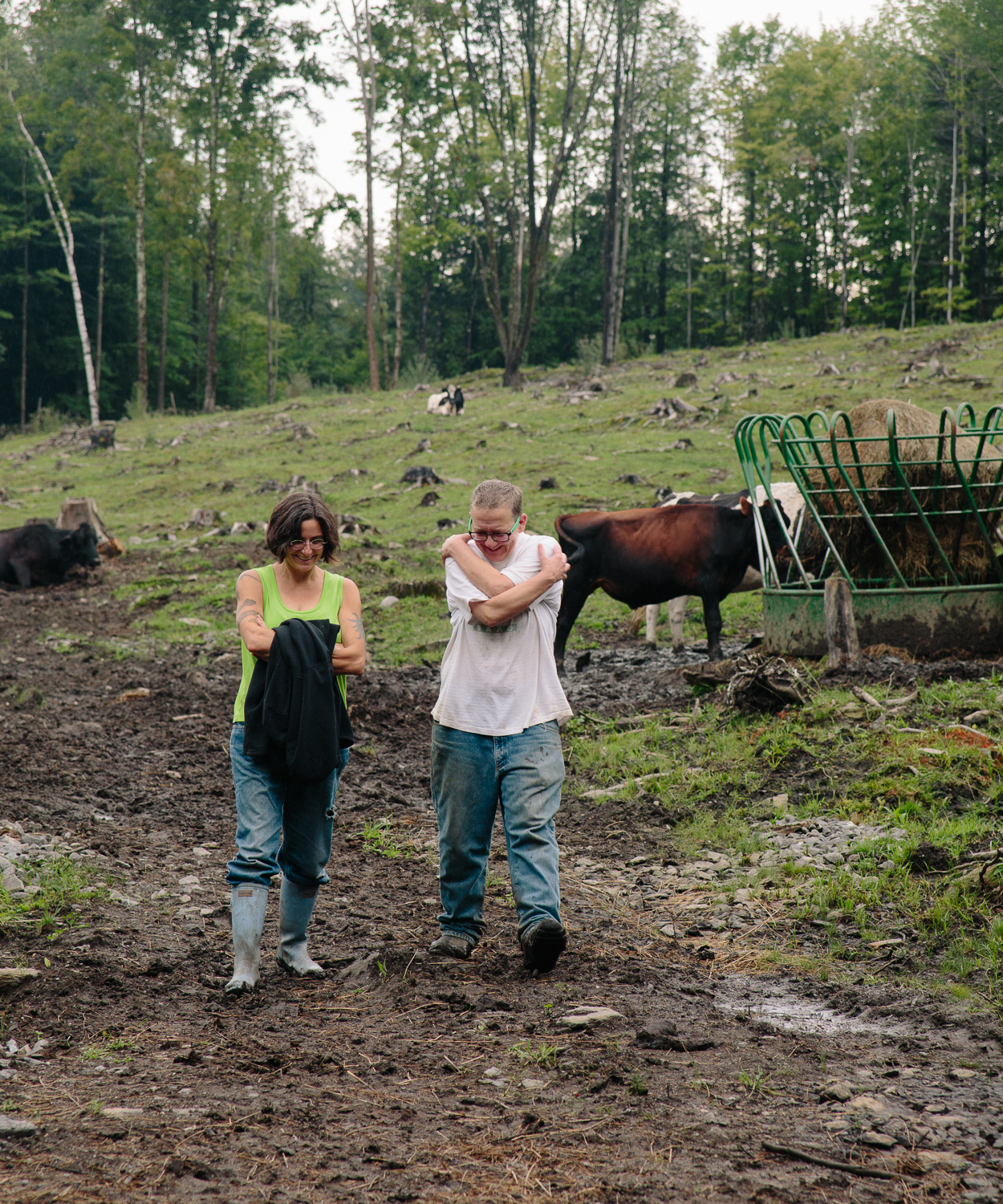 Miriam and Pattrice in the Upper, Upper Pasture