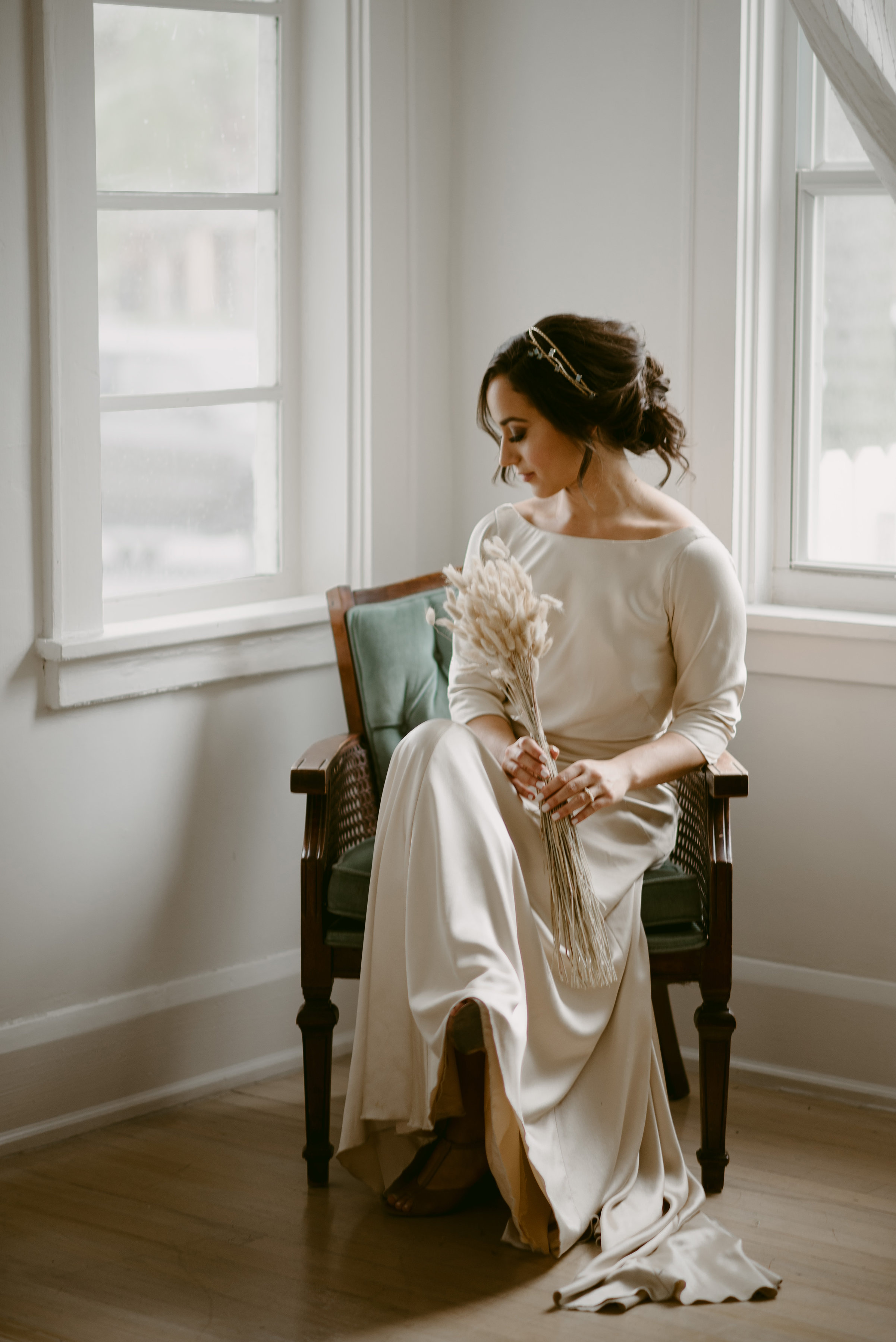 Romantic Art Nouveau Inspired Wedding Rebecca Schoneveld Gown