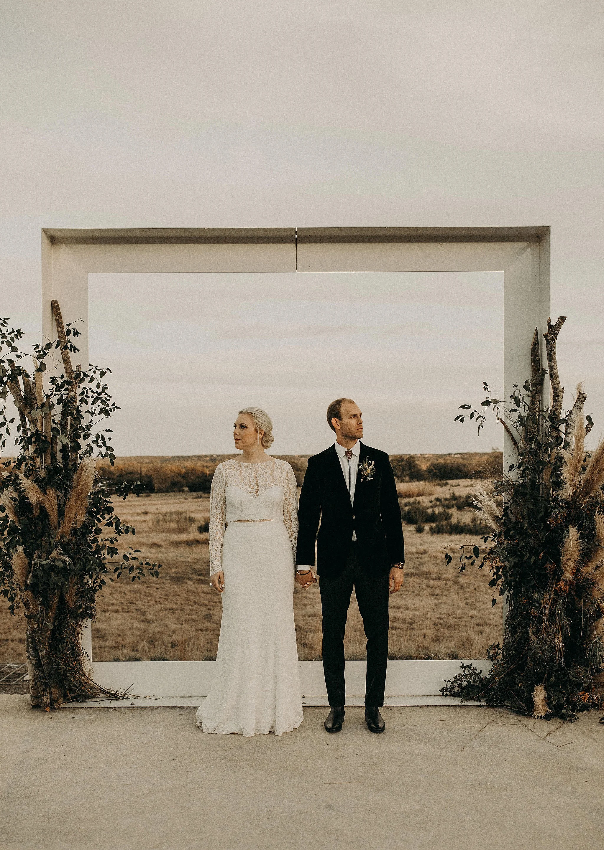Real Wedding: Courtney + Colt :: Modern + Industrial Chic Details in a