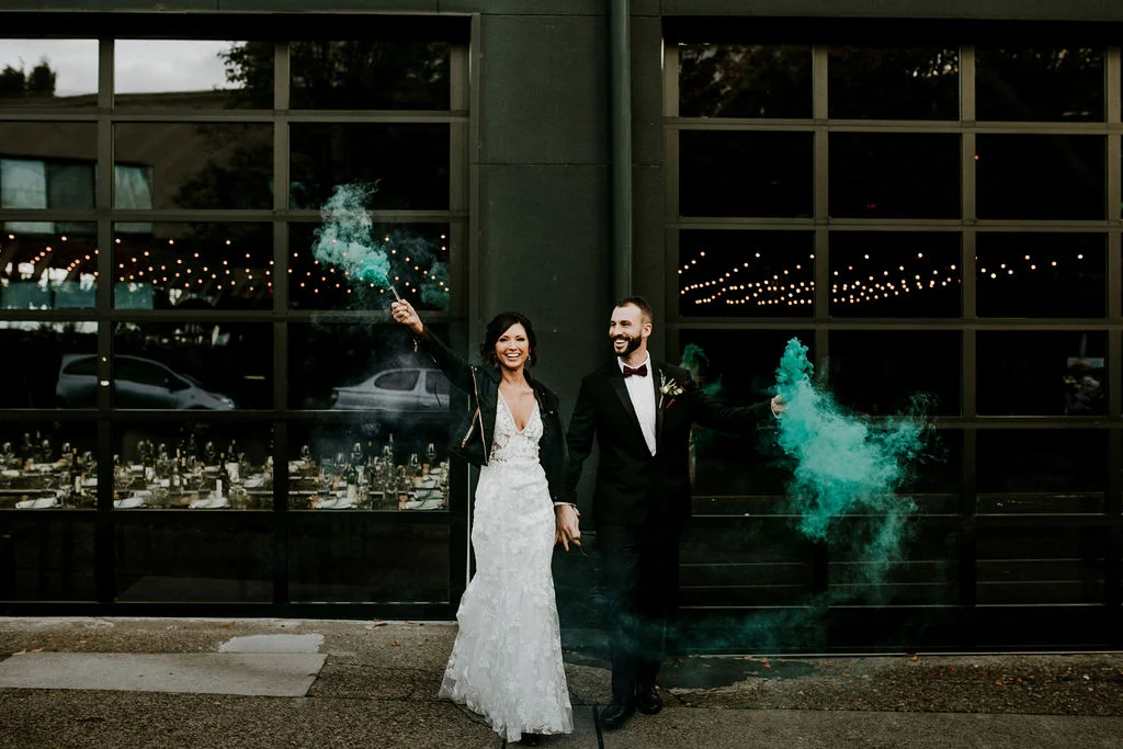 Real Wedding: Brittany + Josh :: Edgy + Cool Winery Wedding in Made With Love