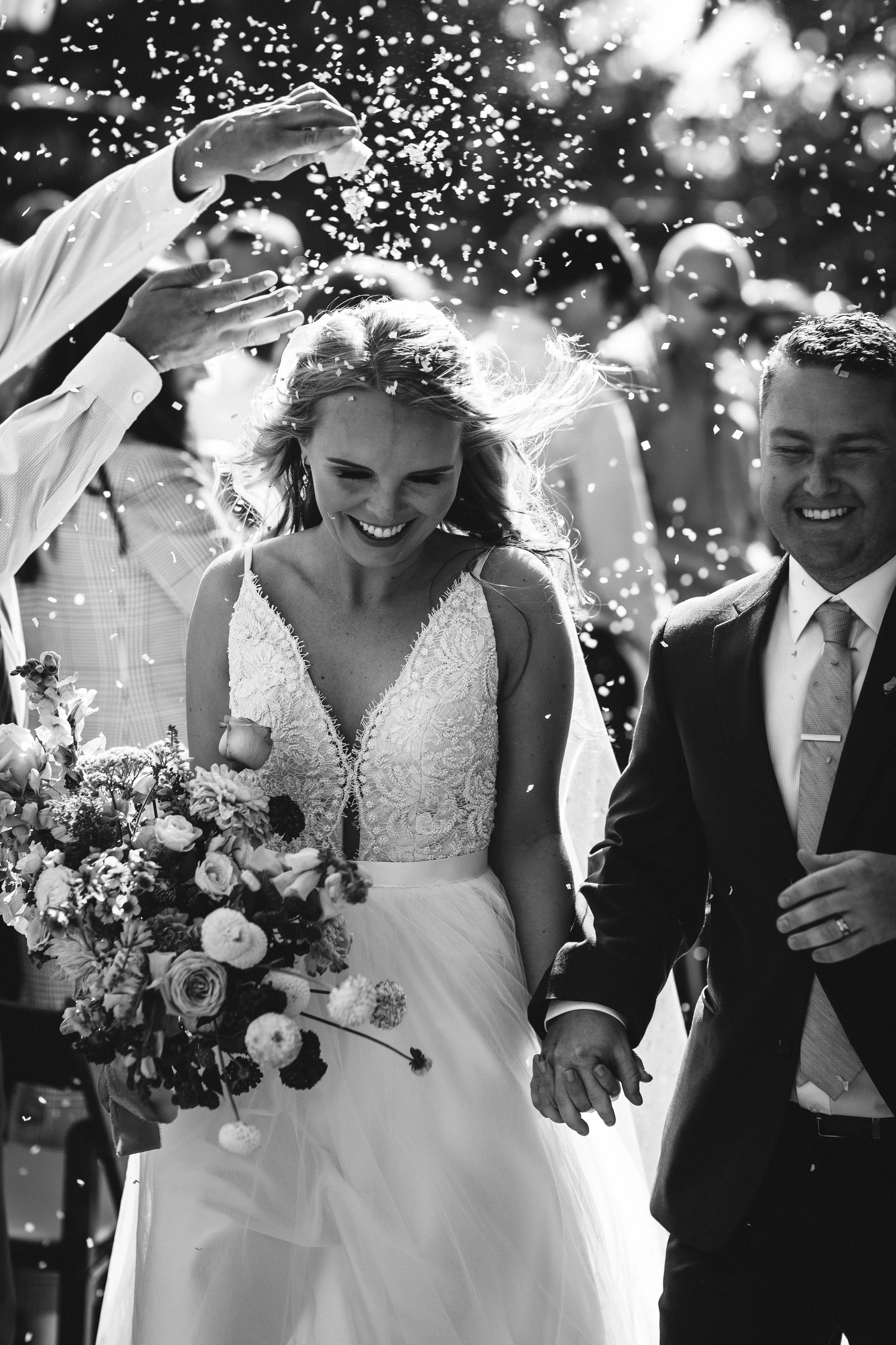 Real Wedding: Taylor + Kyle :: Vineyard Wedding at Sunset in Truvelle