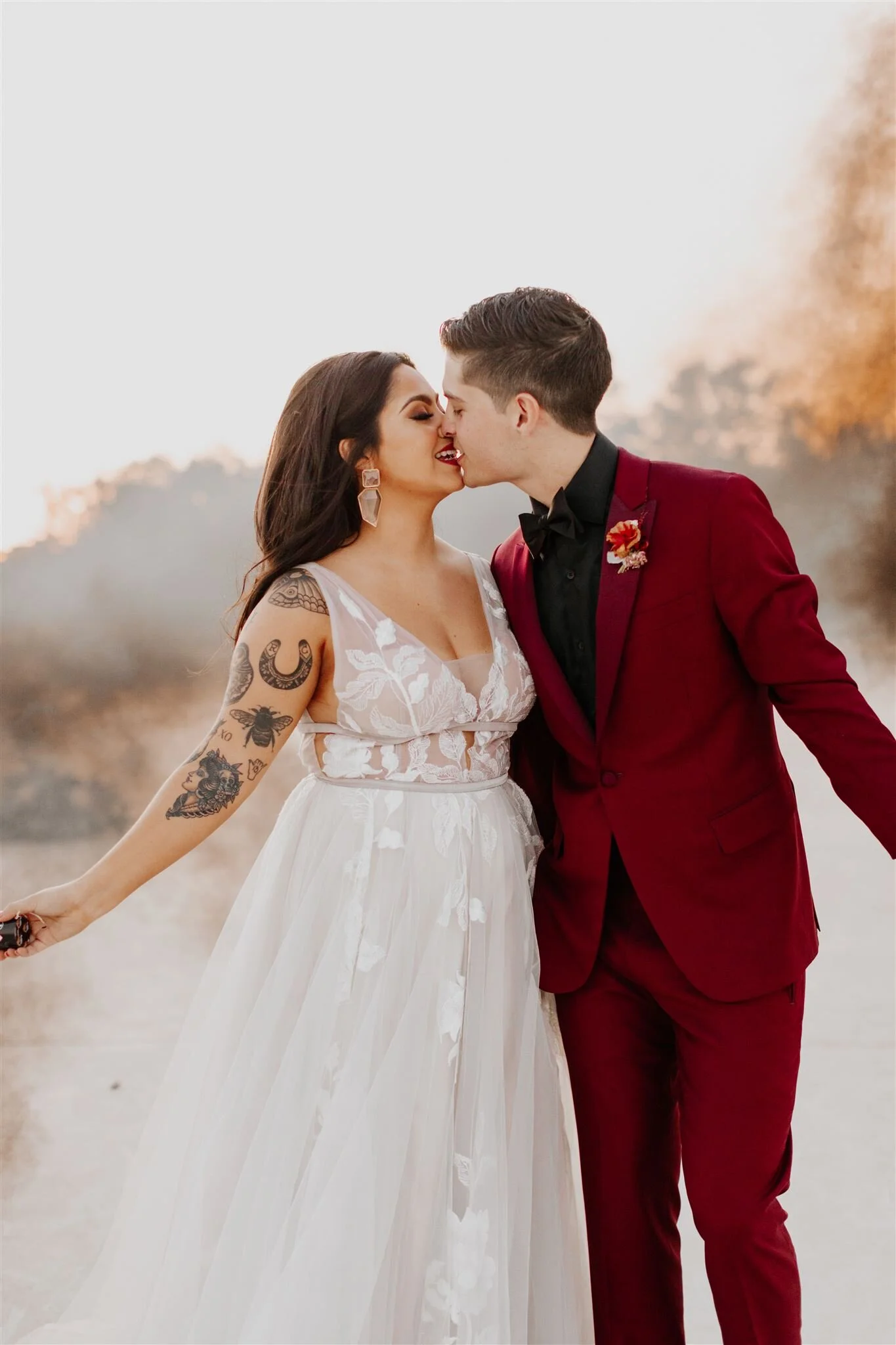 Real Wedding: Alexis + Anthony :: Romantic + Cool Wedding in Willowby