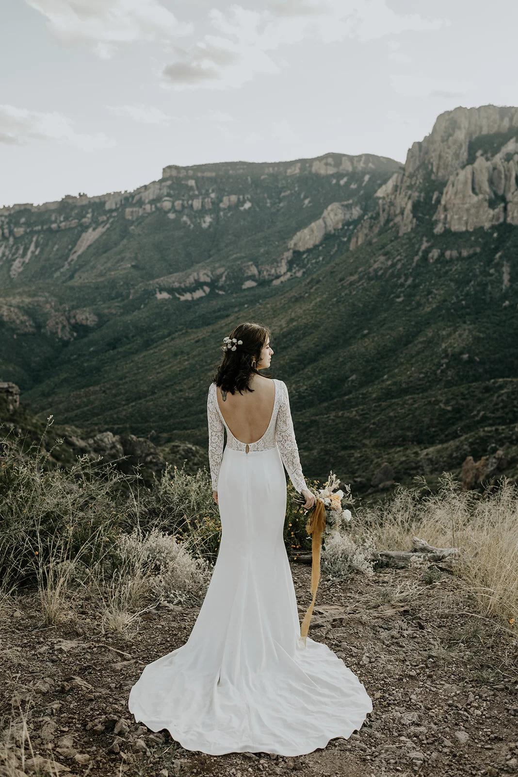 Real Wedding: Melissa + Matt :: Rustic Ranch Wedding in Long Sleeve Anais Anette