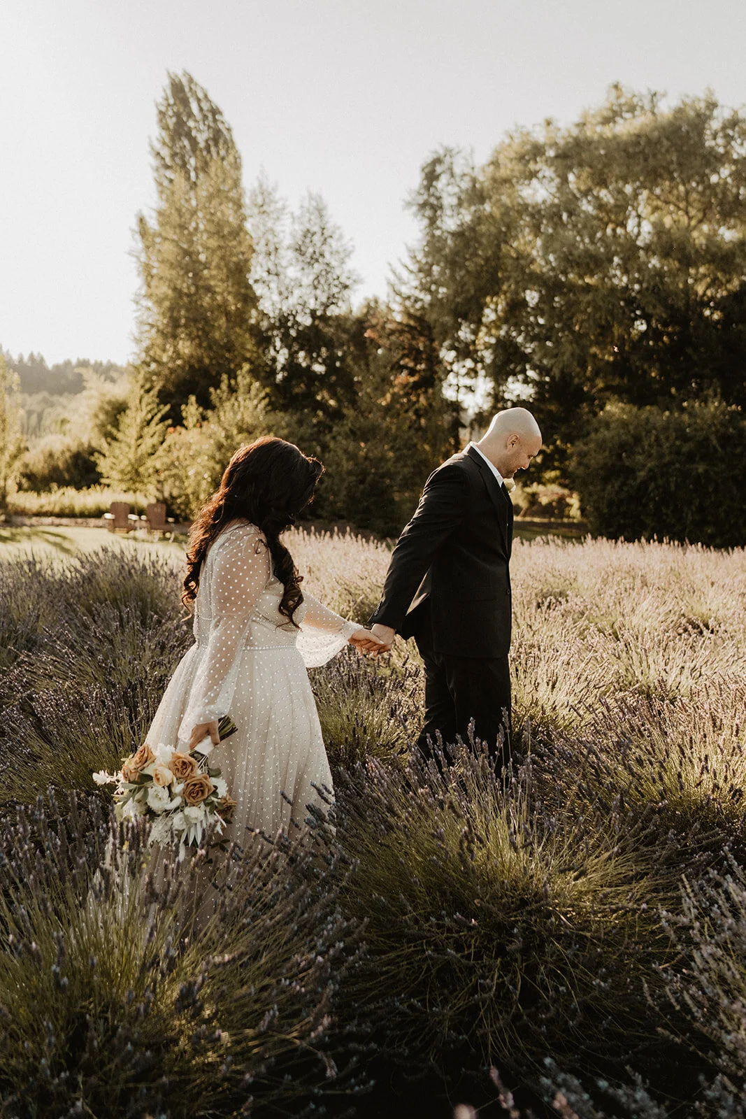 REAL WEDDING :: COLBY + NICK :: INTIMATE OUTDOOR WEDDING IN WILLOWBY GOWN
