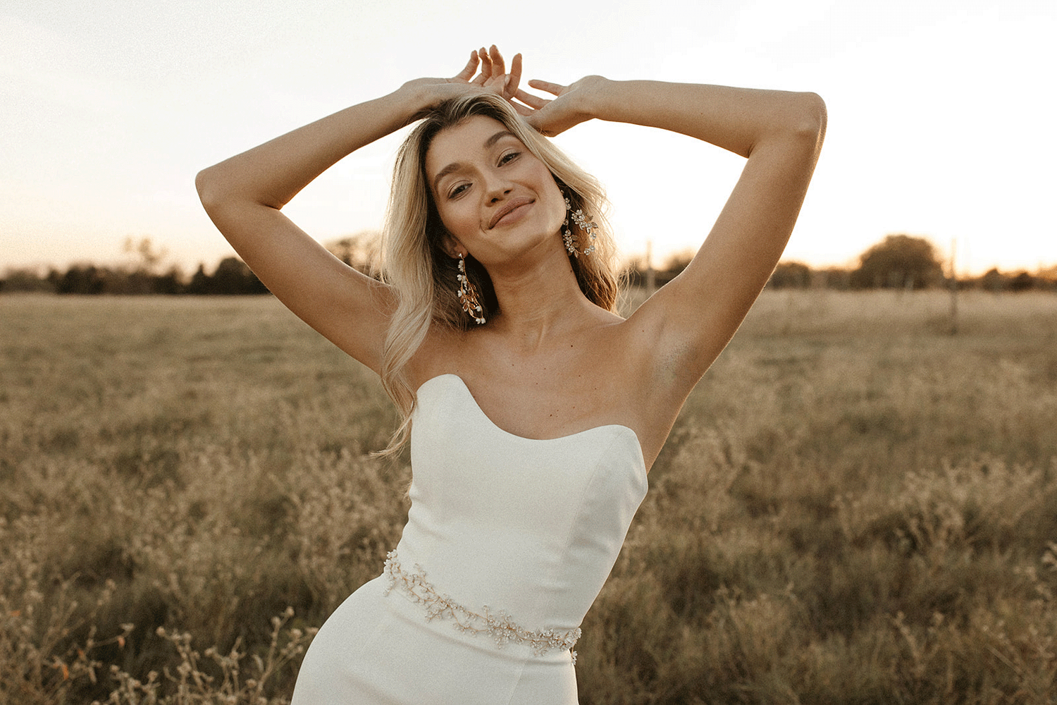 Poppy Lane - Madeline Duet floral headpiece Headpieces – Poppy Lane Bridal main image 2