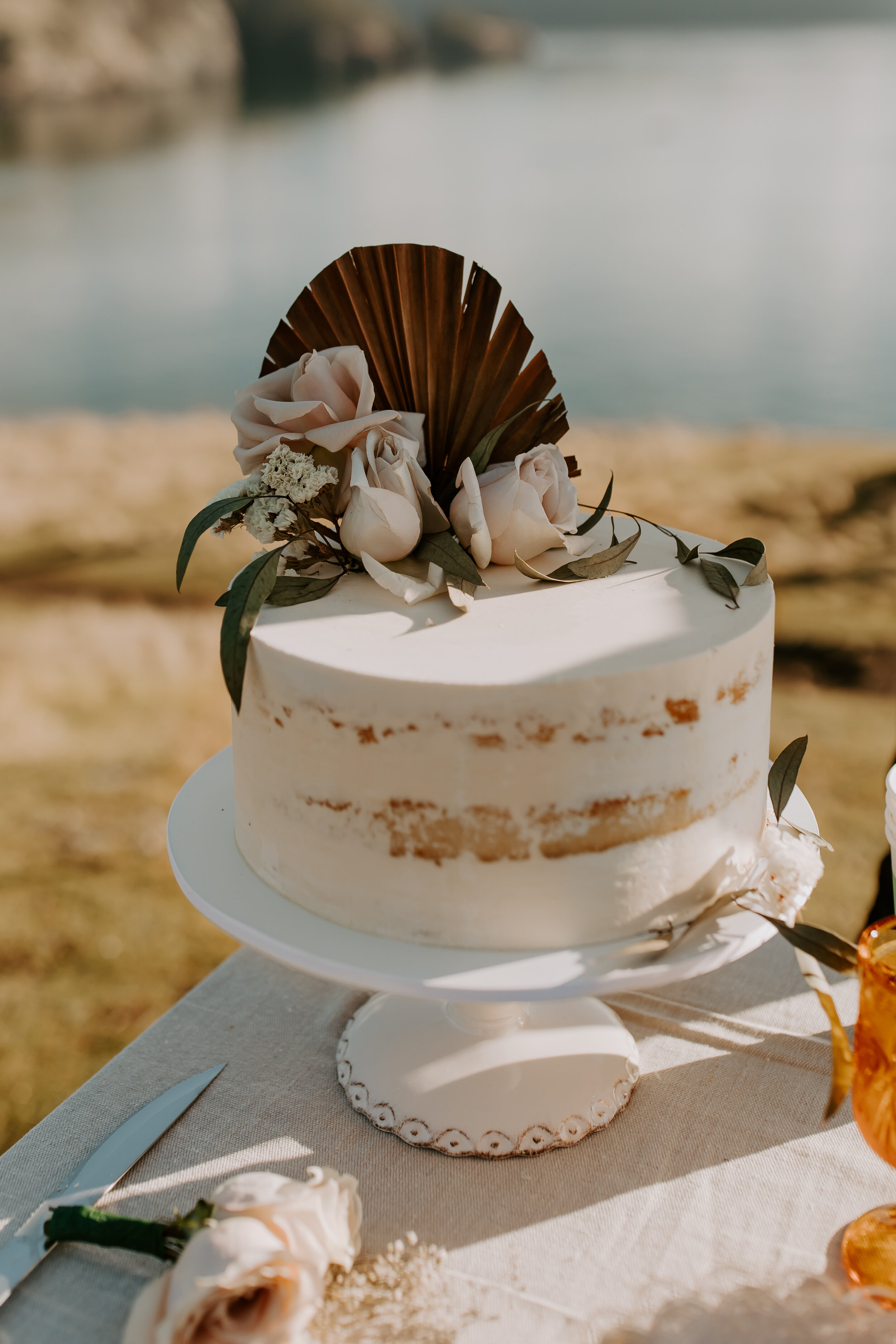  Georgie and Peyton’s Cannon Beach elopement in Rish Rio wedding dress 