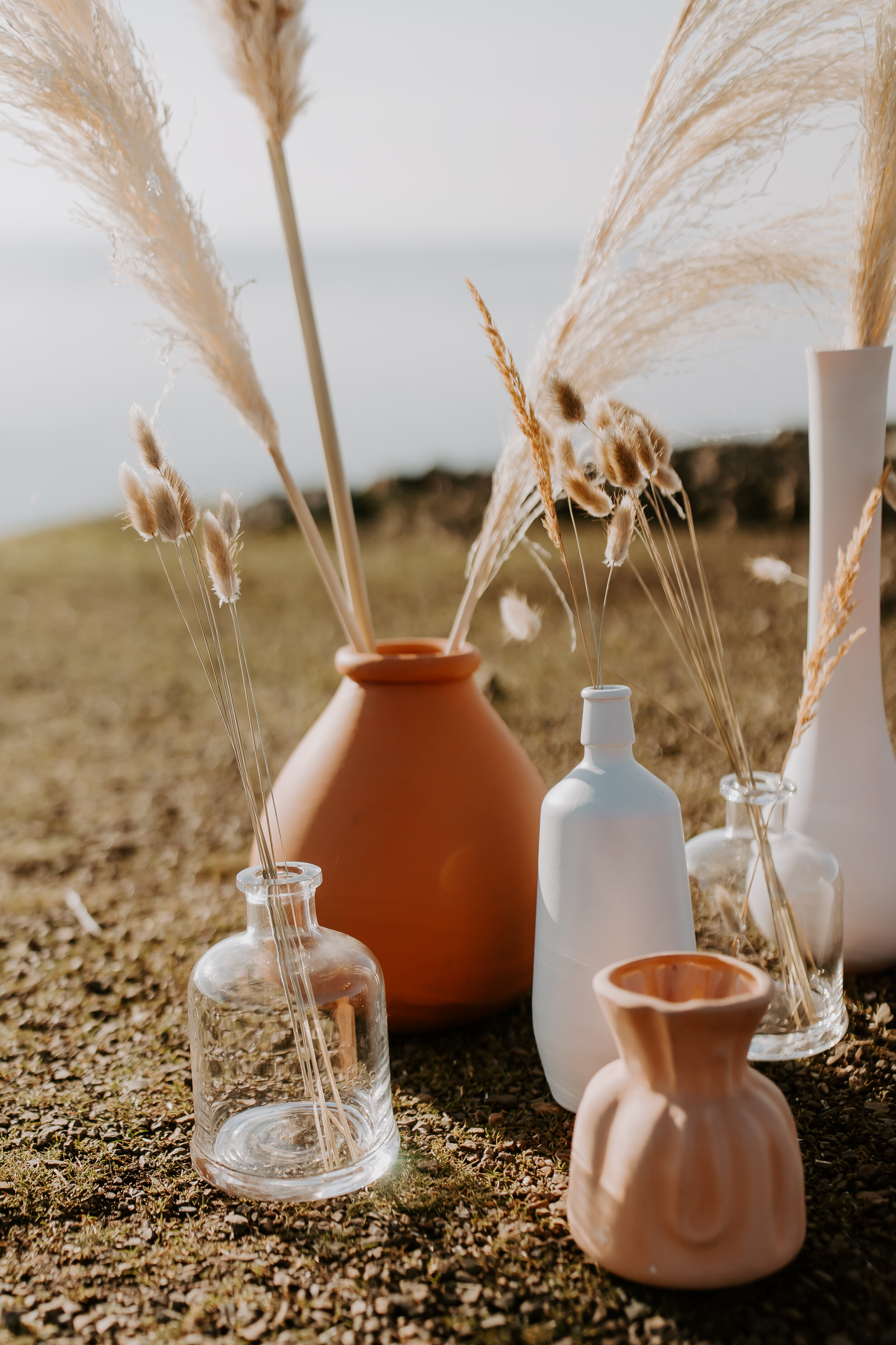  Georgie and Peyton’s Cannon Beach elopement in Rish Rio wedding dress 