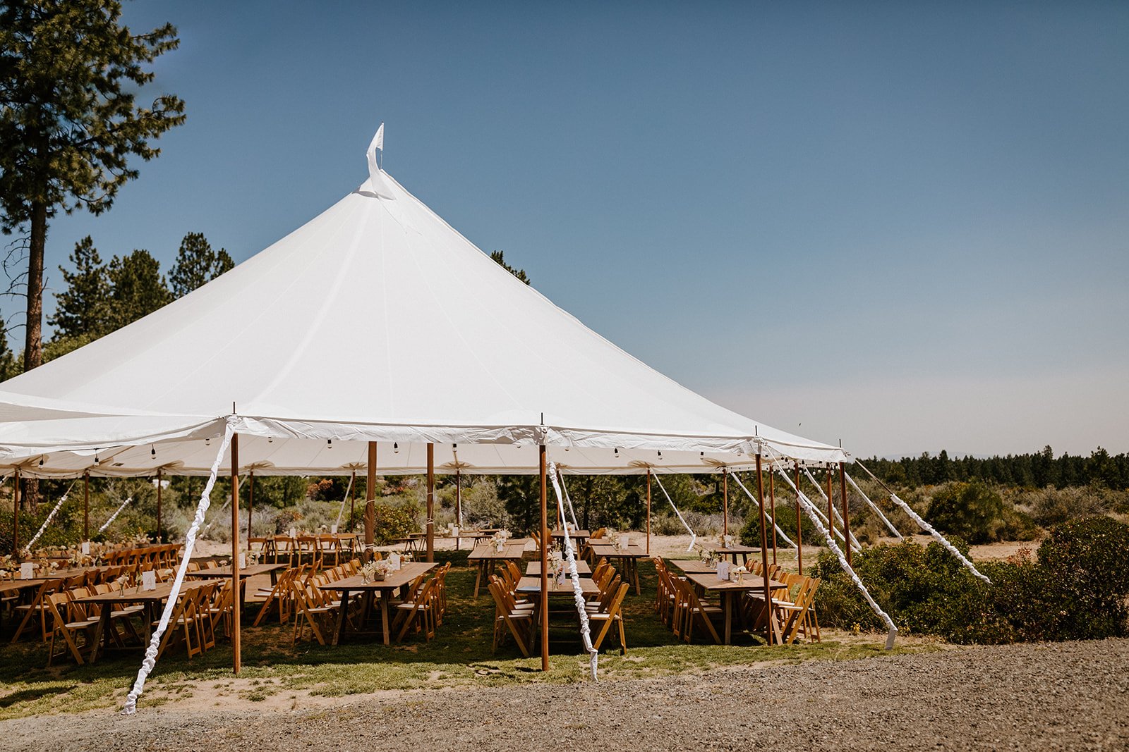 a backyard wedding