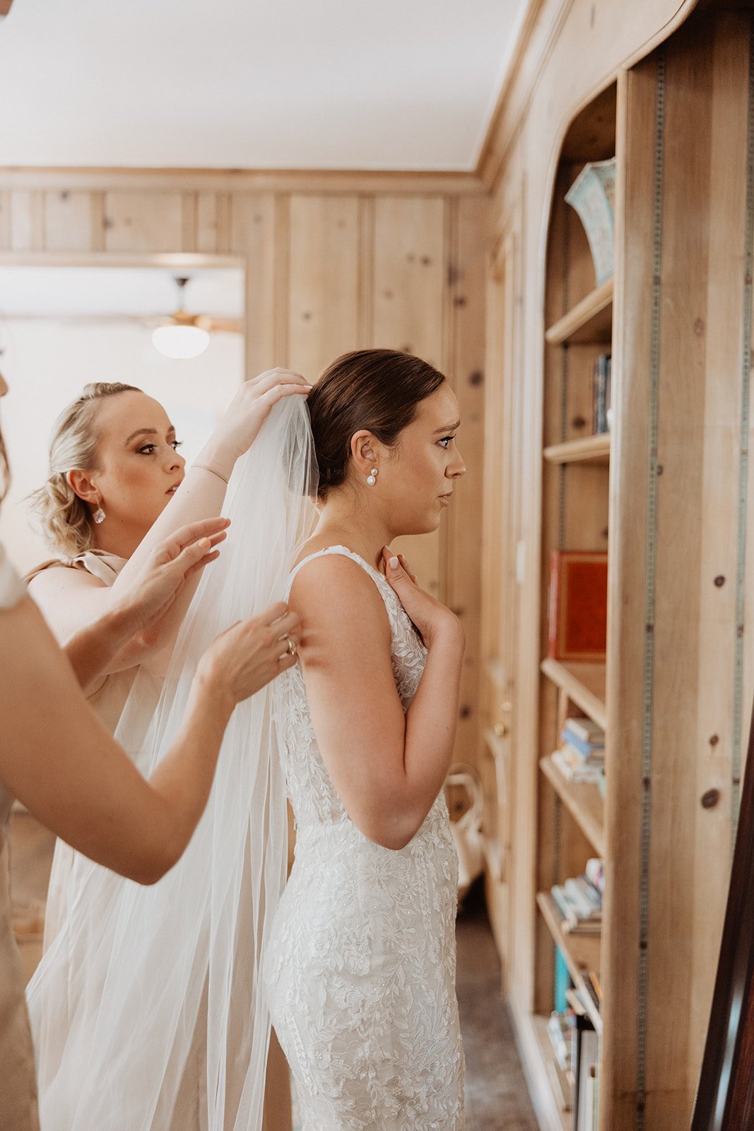 Luci in her wedding dress