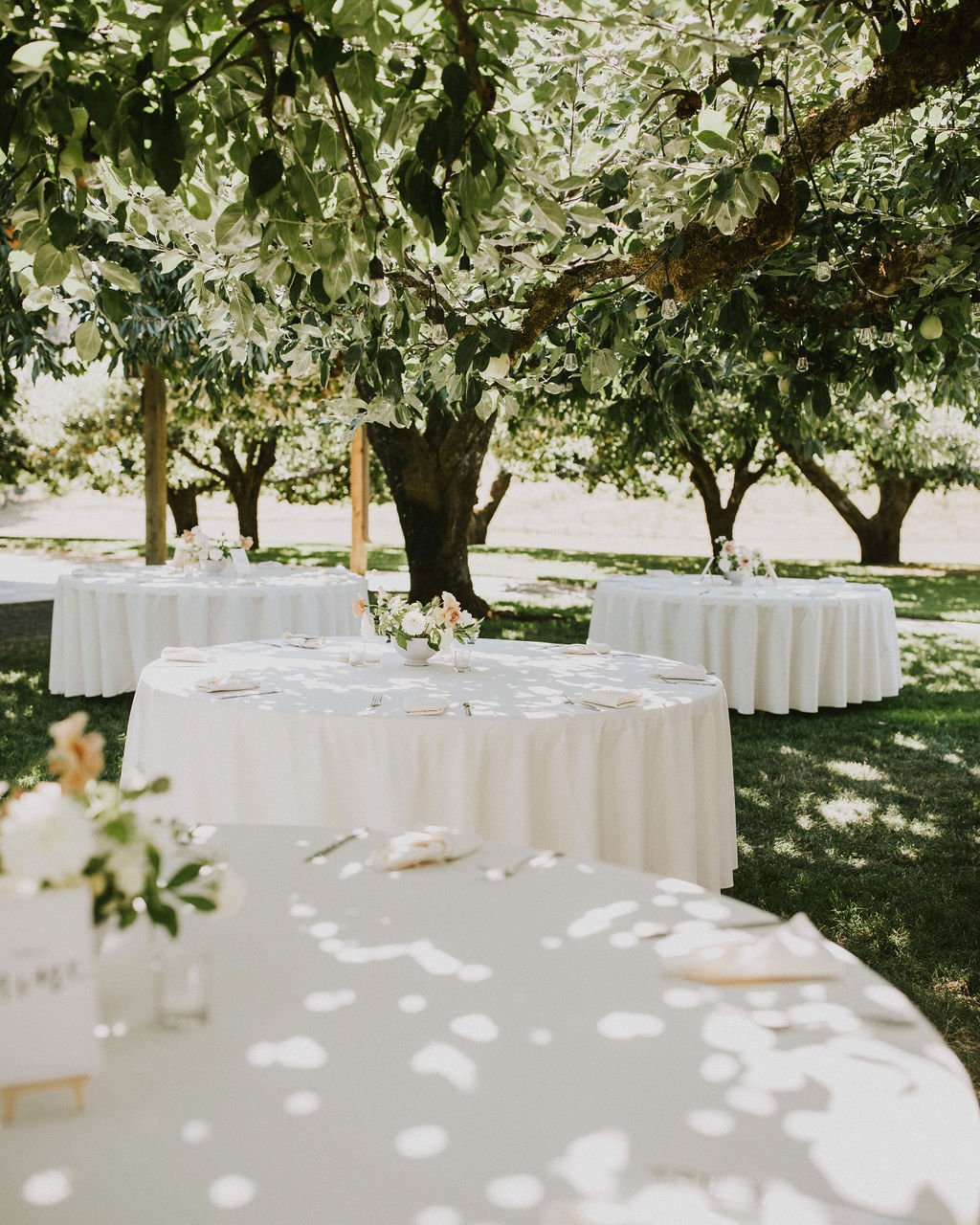 outdoor wedding reception made with love real bride