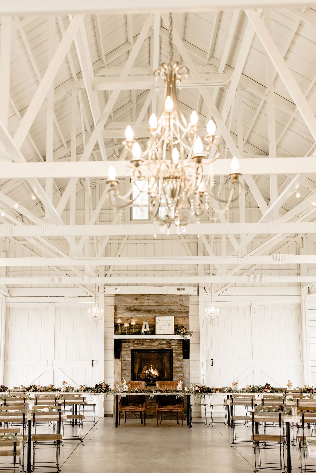 modern barn wedding reception venue