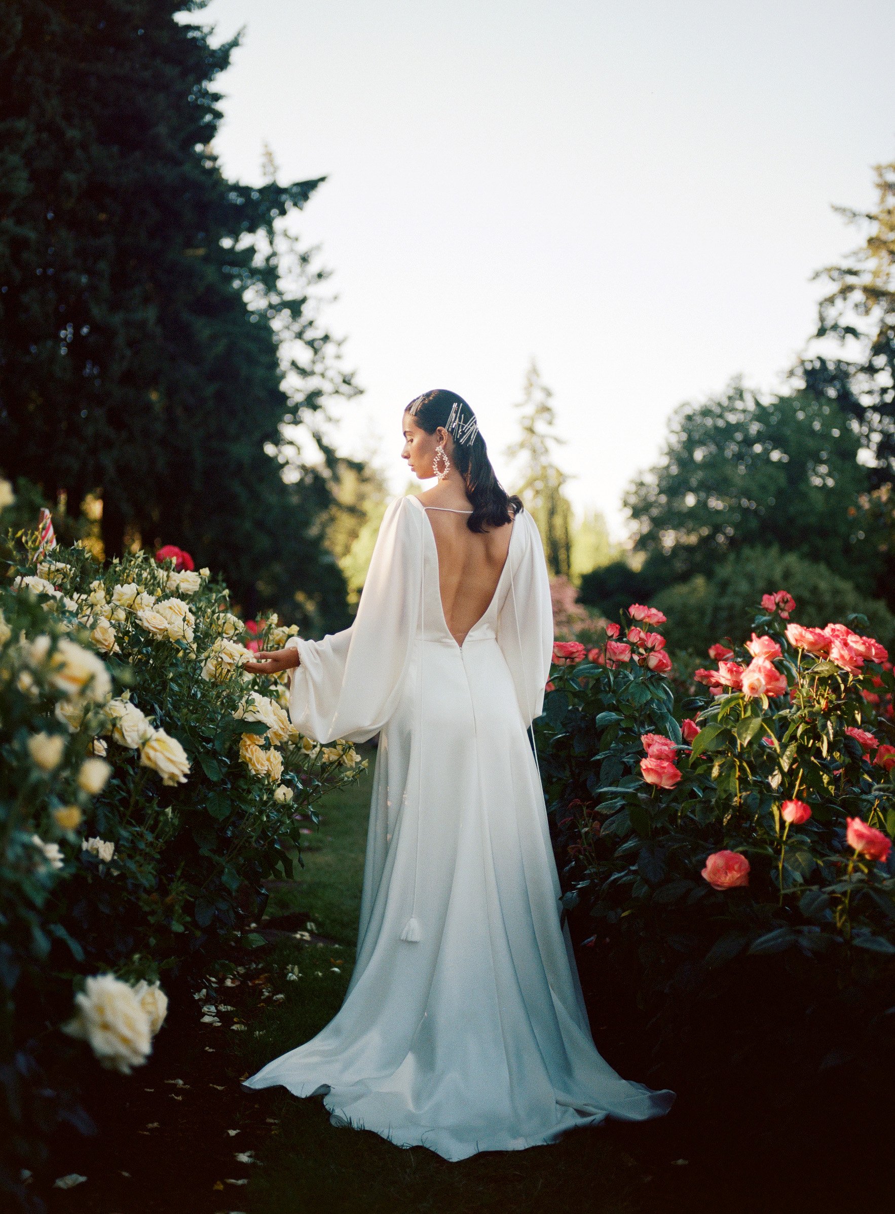 outdoor wedding dress
