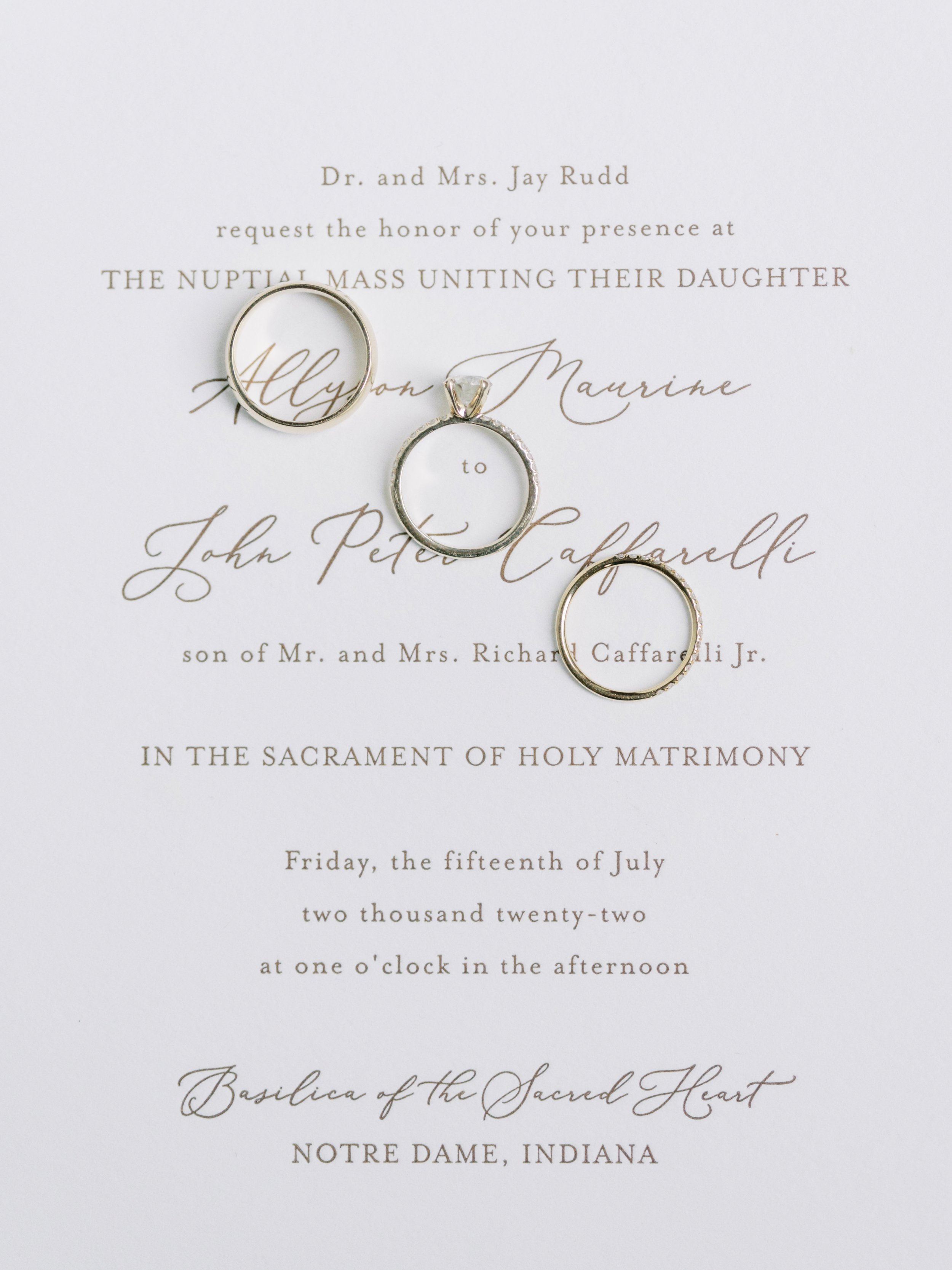 classic wedding invitations for this classic real wedding featuring an anais anette wedding dress