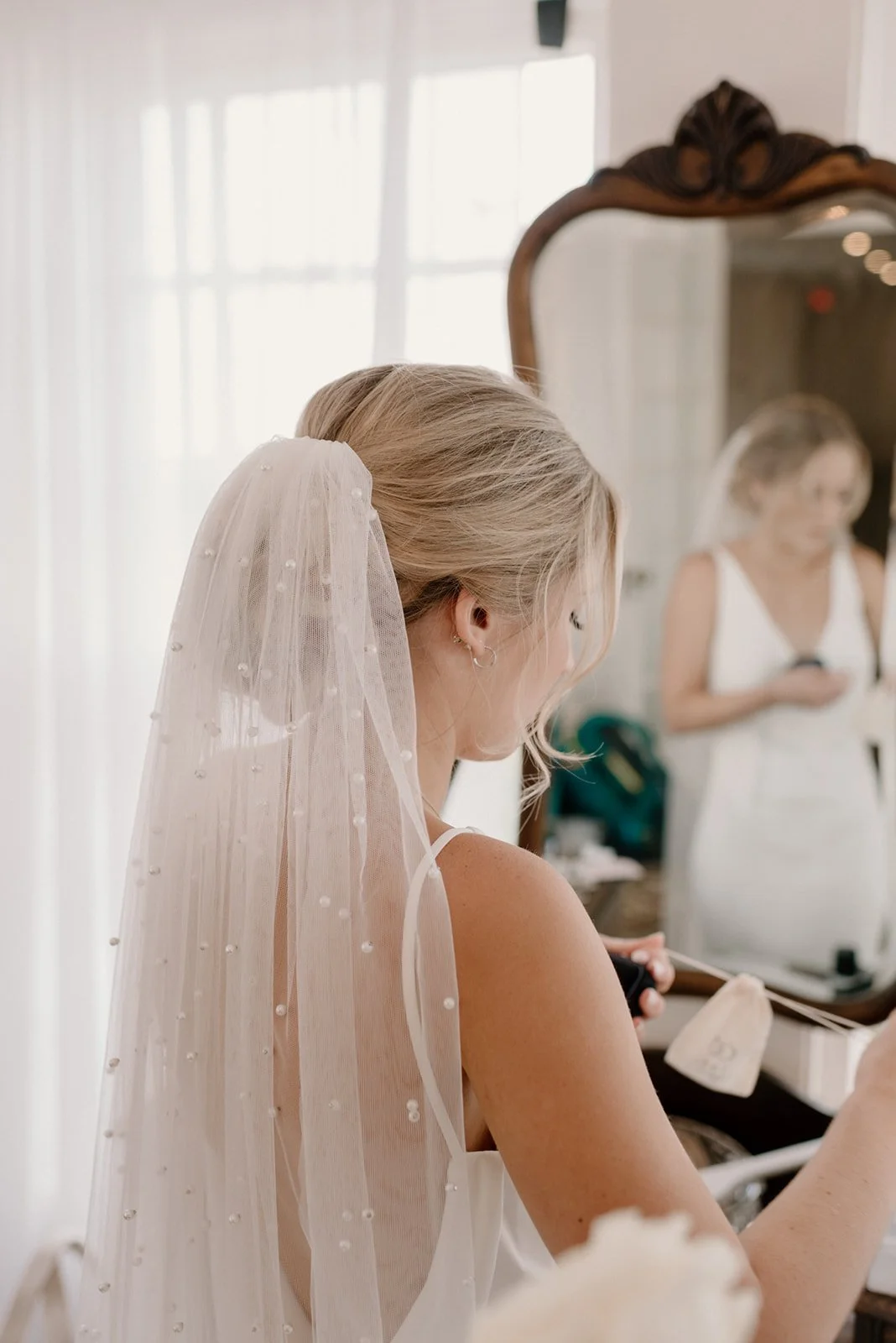 PEARL WEDDING DRESSES &amp; VEILS AT A&amp;BÉ BRIDAL SHOP