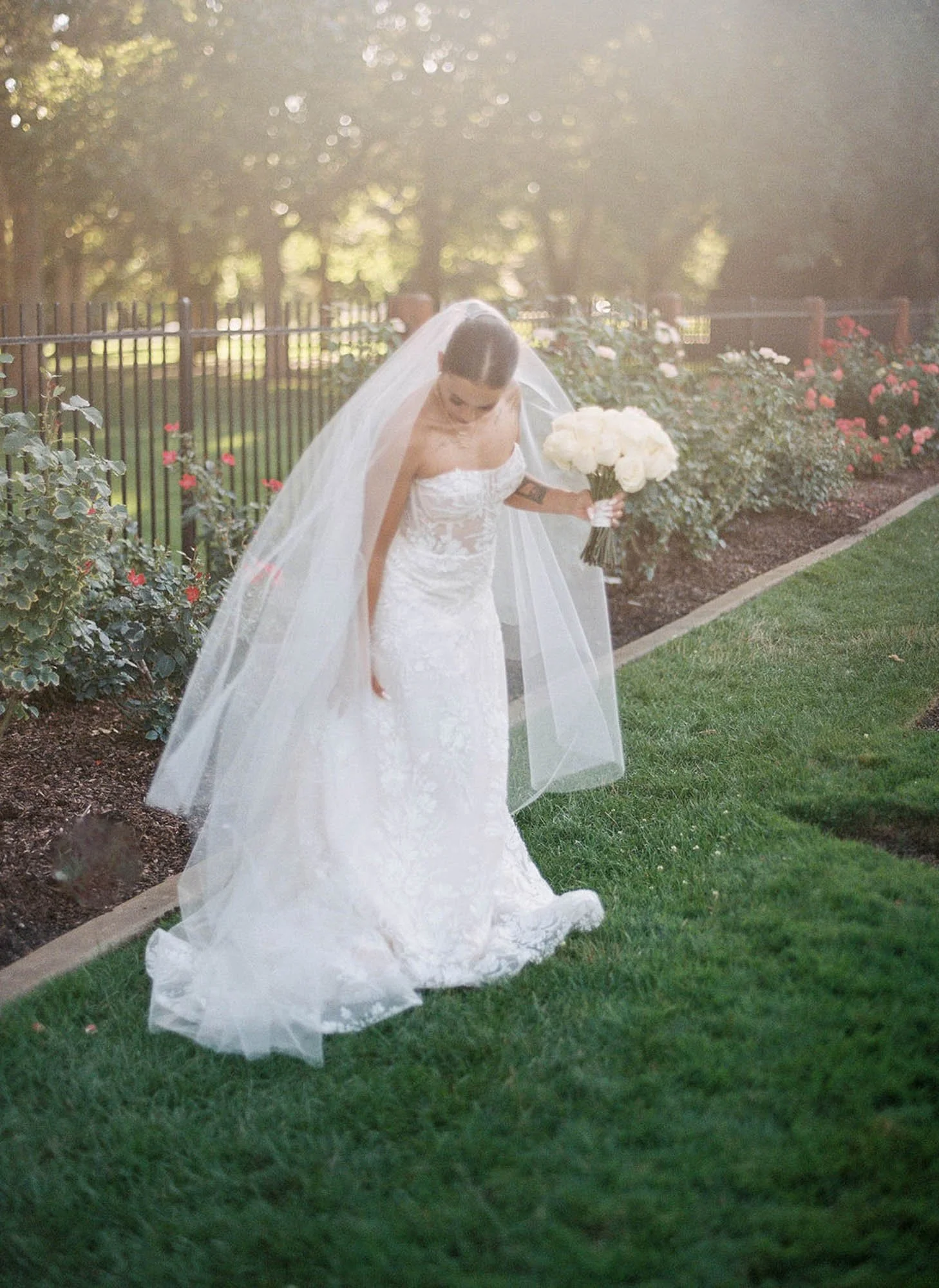 THE PERFECT WEDDING DRESS FOR A GARDEN PARTY WEDDING a be bridal shop