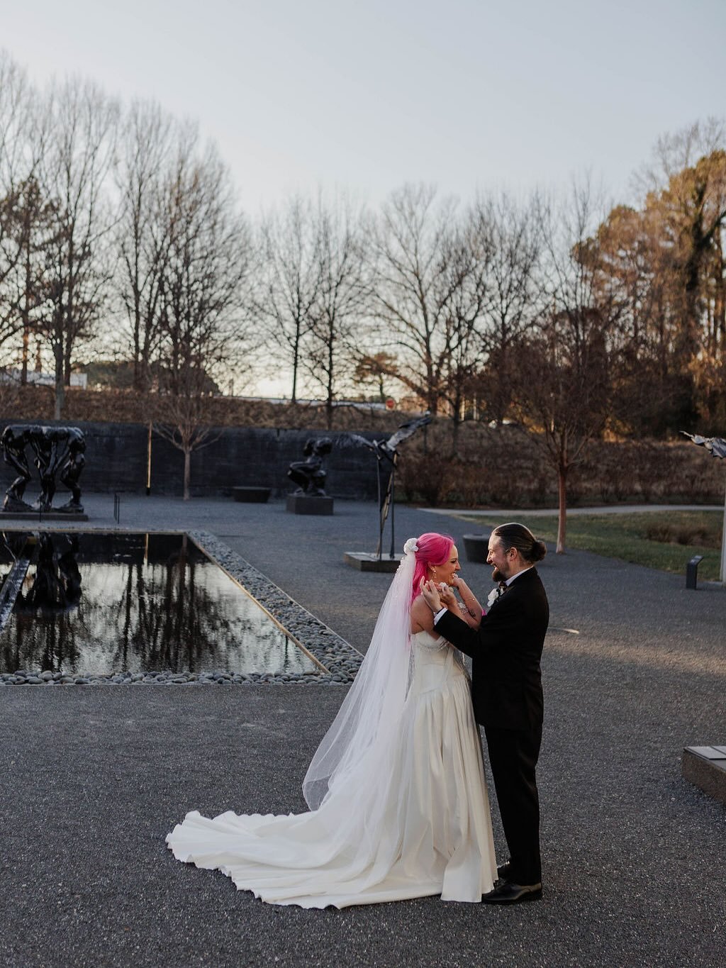 a glimpse into #aandbabe bailey &amp; eric&rsquo;s epic wedding 🤍

photo | @doveandfox 
dress | &lsquo;marie&rsquo; by @saintbridal from @aandbe_raleigh 

wedding dress, wedding photography, wedding inspo, saint bridal, romantic, wedding trends, cla