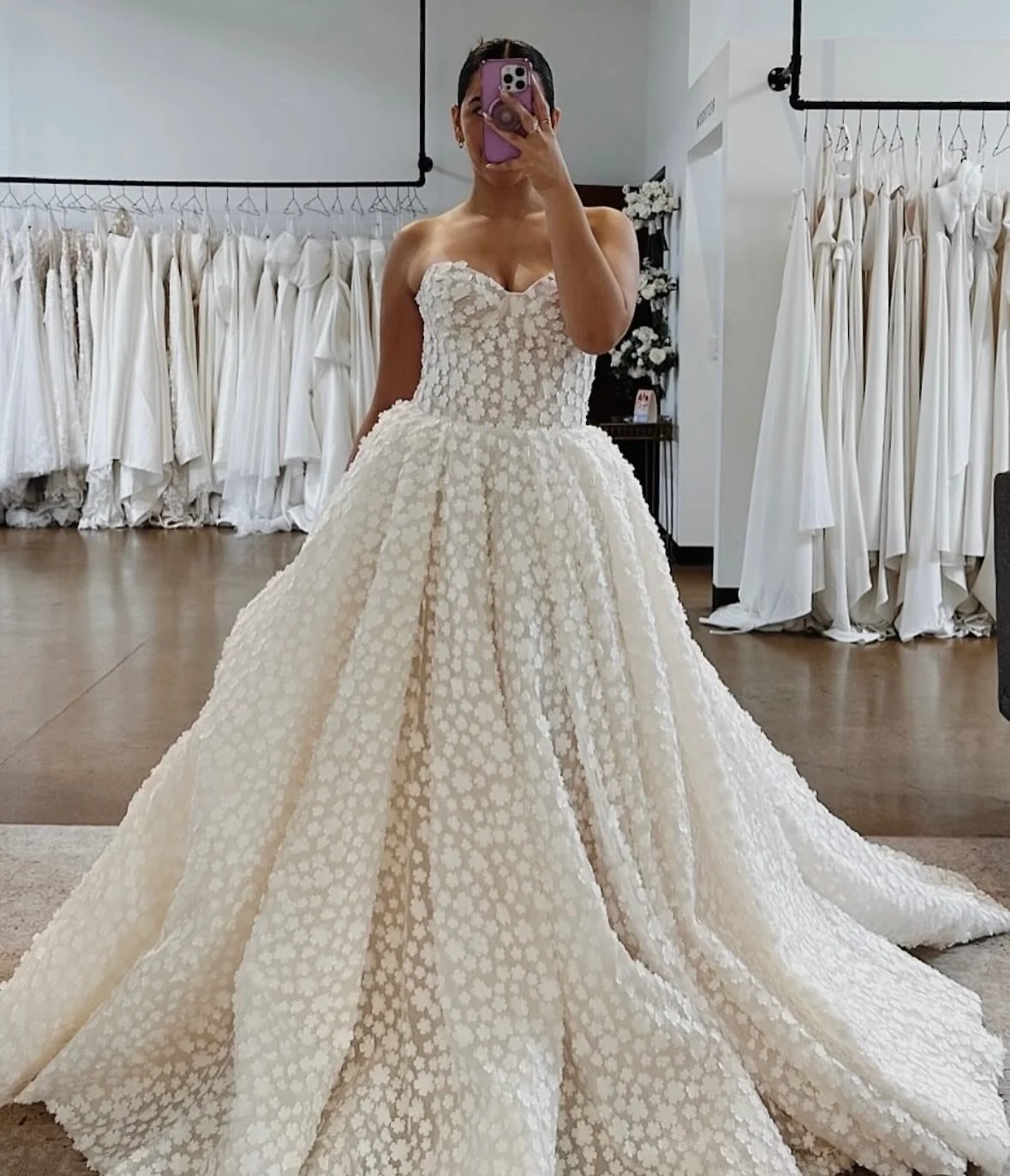 get out your phone &amp; set a reminder! ONE WEEK until our @seraphine_bridal trunk show lands at @aandbe_charlotte! 🤩

book a last minute appointment before this limited time trunk show travels to the next spot!

&bull; @aandbe_austin | aug 29-sept