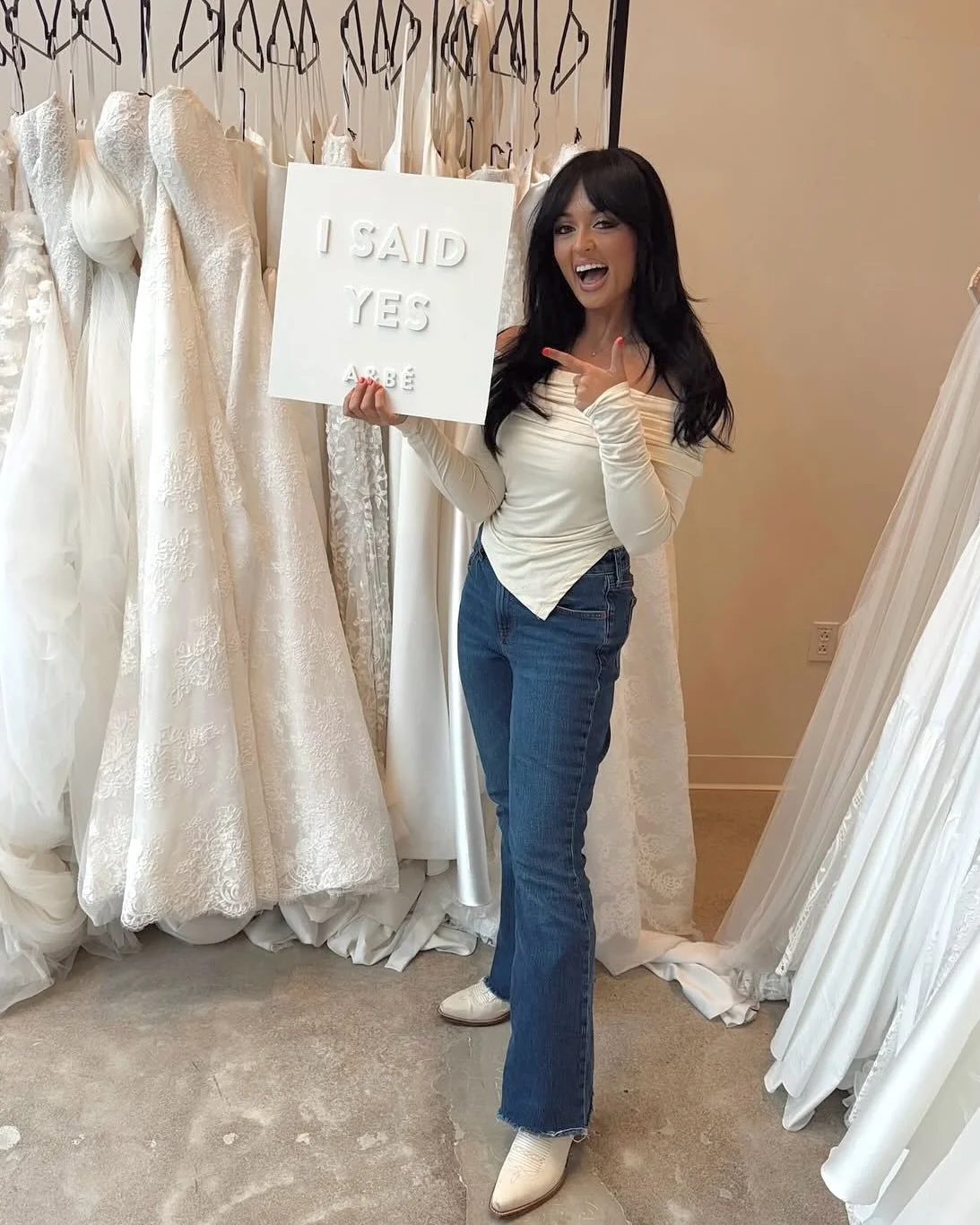 our camera roll is full of these recent happy tears moments &amp; we couldn&rsquo;t love it more 🥹🤍 it&rsquo;s almost the holiday season &amp; already say yes season at @aandbe_bridalshop! 🥂

2026 brides &amp; early 2027 brides, don&rsquo;t wait t