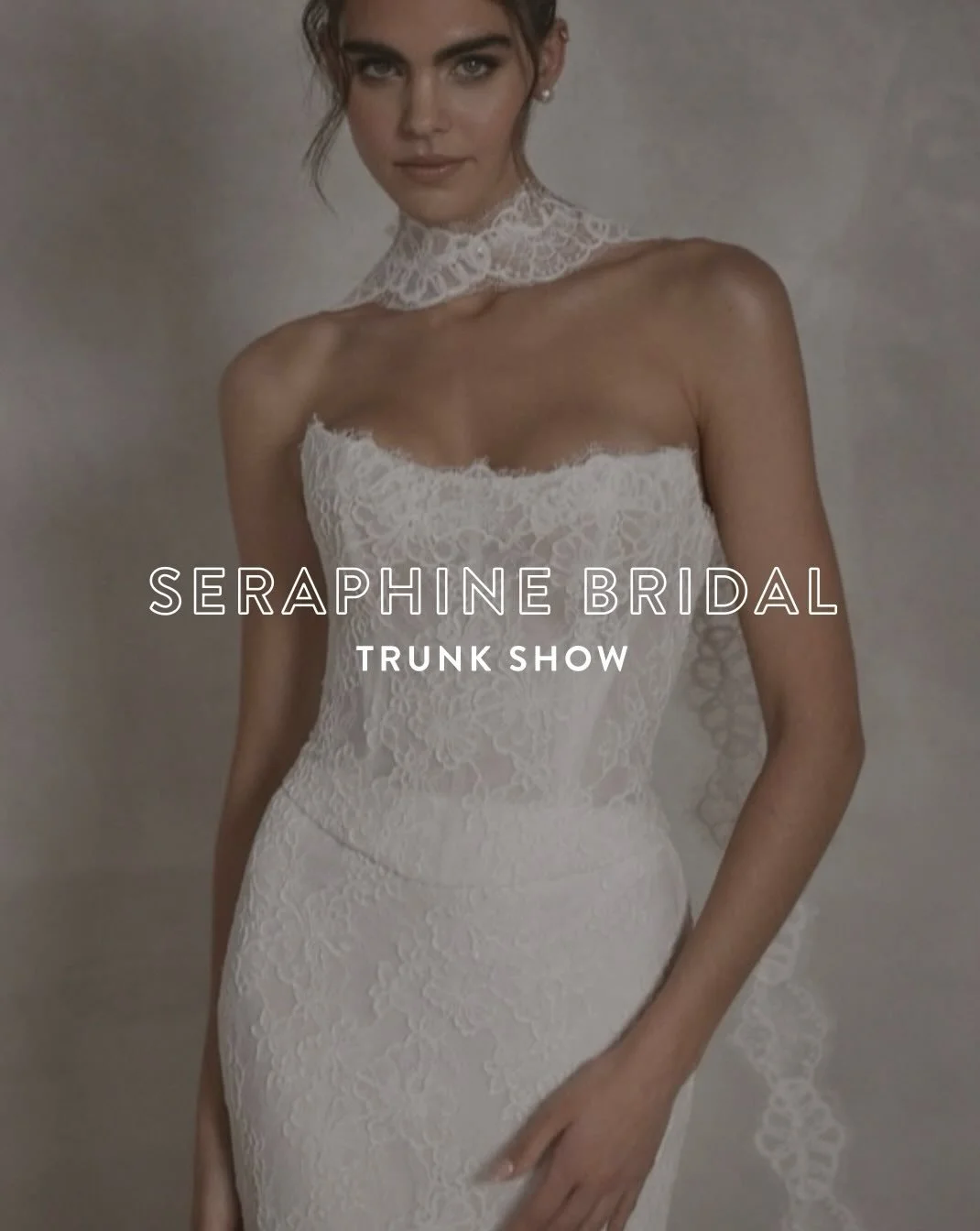 boston brides! it&rsquo;s the first day of the ever-romantic @seraphine_bridal trunk show we&rsquo;re hosting. 🤍 snag a last minute appointment to explore gowns with timeless silhouettes and trending details. only in boston from jan 2-10, so book no