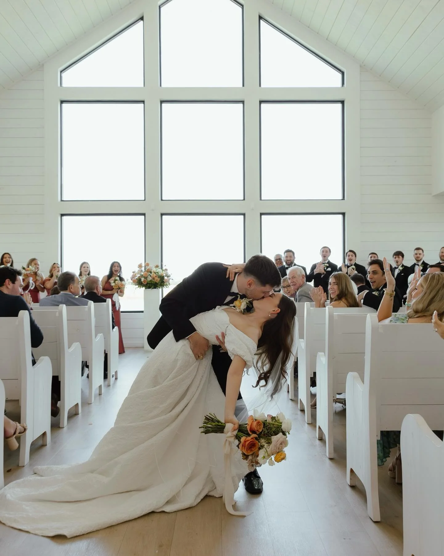 a&amp;b&eacute; x anna b&eacute; real bride maddie &amp; cody tied the knot in @jennyyoonyc 🤍 this perfect day came together at a stunning texas venue surrounded by so much love 🥹

dress | beau by @jennyyoonyc via @aandbexannabebridal #dallas

phot