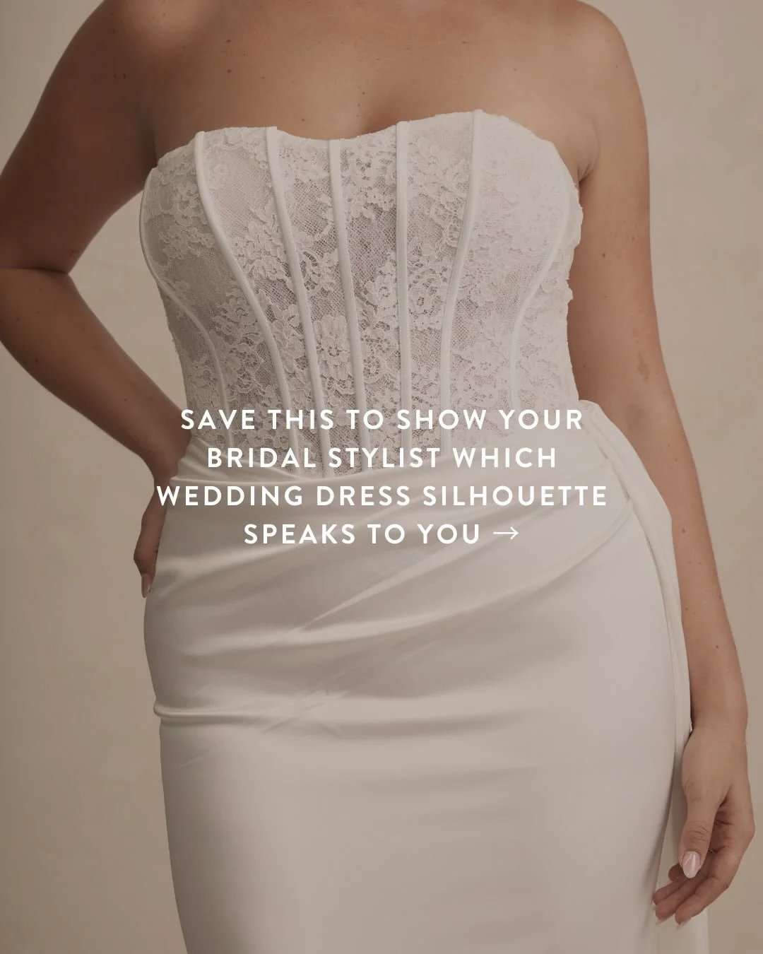 a great place to start when looking for your dress is finding out which silhouette or style you&rsquo;re going for ✨

here&rsquo;s your cheat sheet to show your bridal stylist when you come in for your appointment so you start out on the same page! ?
