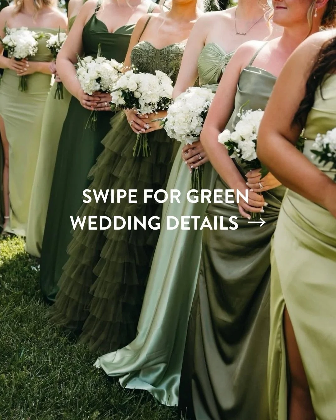 are you or someone you know planning a wedding &amp; want to incorporate shades of green? you&rsquo;ll want to save this post 🤍

there&rsquo;s just something about greenery in a color scheme that screams timeless &amp; elegance 🤩

all credit to @pi