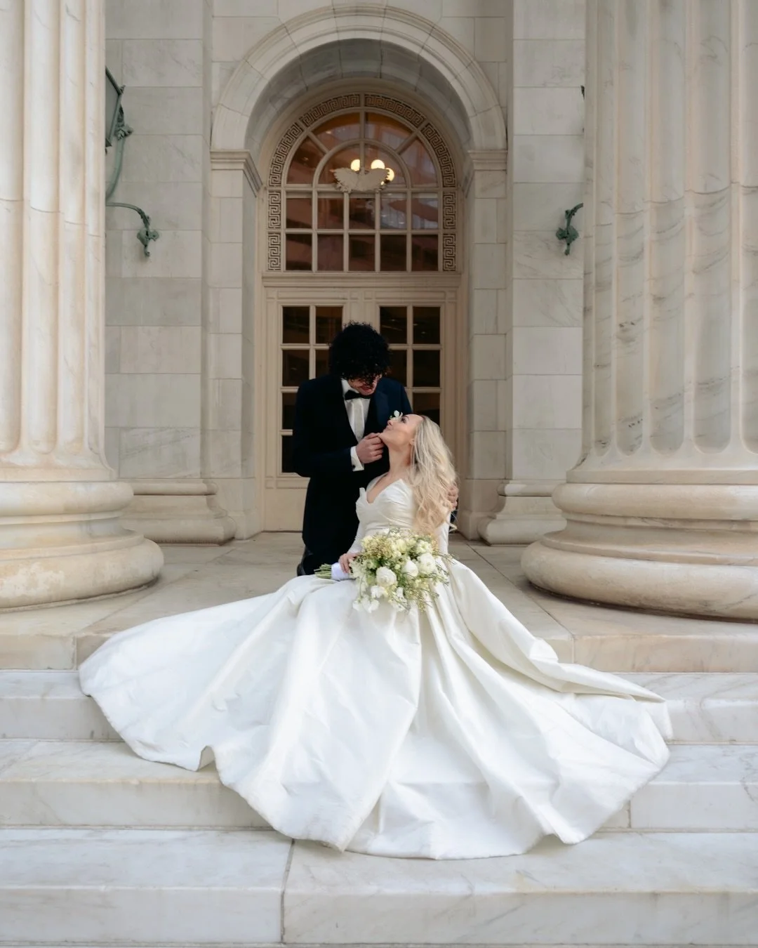 we will never be getting over this elegant &amp; romantic styled shoot at @coloradostatecapitol featuring ember by @willowbywatters 🖤🕊️

shoutout to the team that brought this shoot to life! ✨

dress | ember by @willowbywatters via a&amp;b&eacute; 