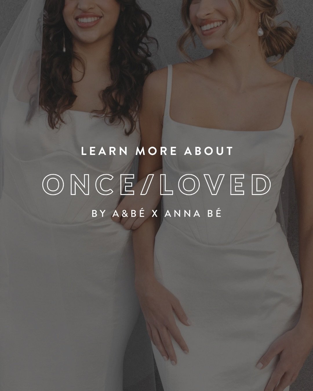 in honor of earth day, we wanted to spotlight our sustainable wedding gown resale program, onceloved.

onceloved embraces circular fashion, sustainability and community. our curated collection gives stunning gowns a second life connecting past and fu